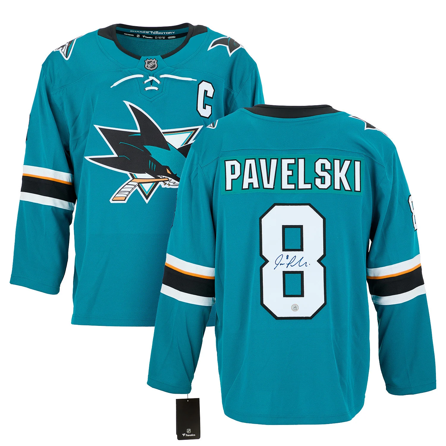 Joe Pavelski Autographed San Jose Sharks Fanatics Breakaway Jersey - Image 3