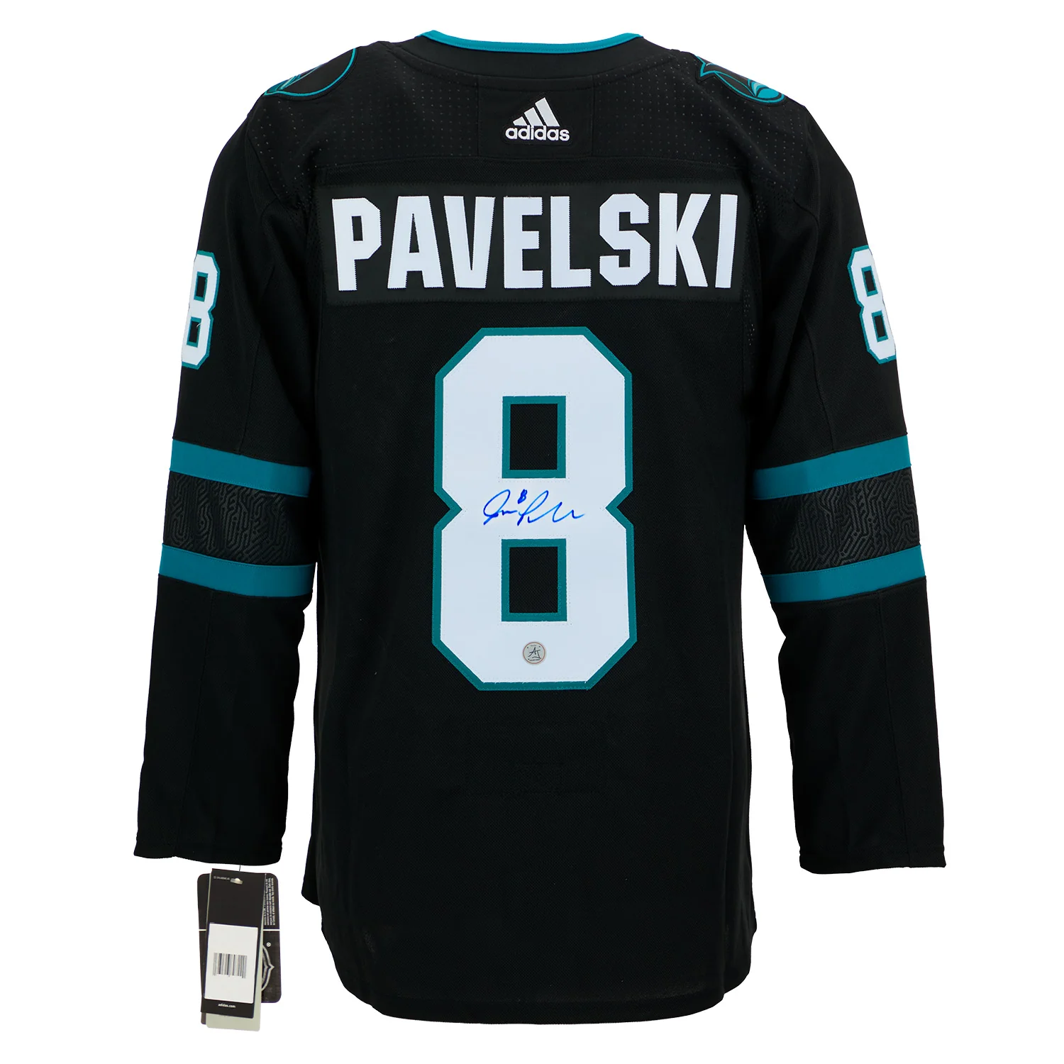 Joe Pavelski Autographed San Jose Sharks Alternate Black adidas Jersey