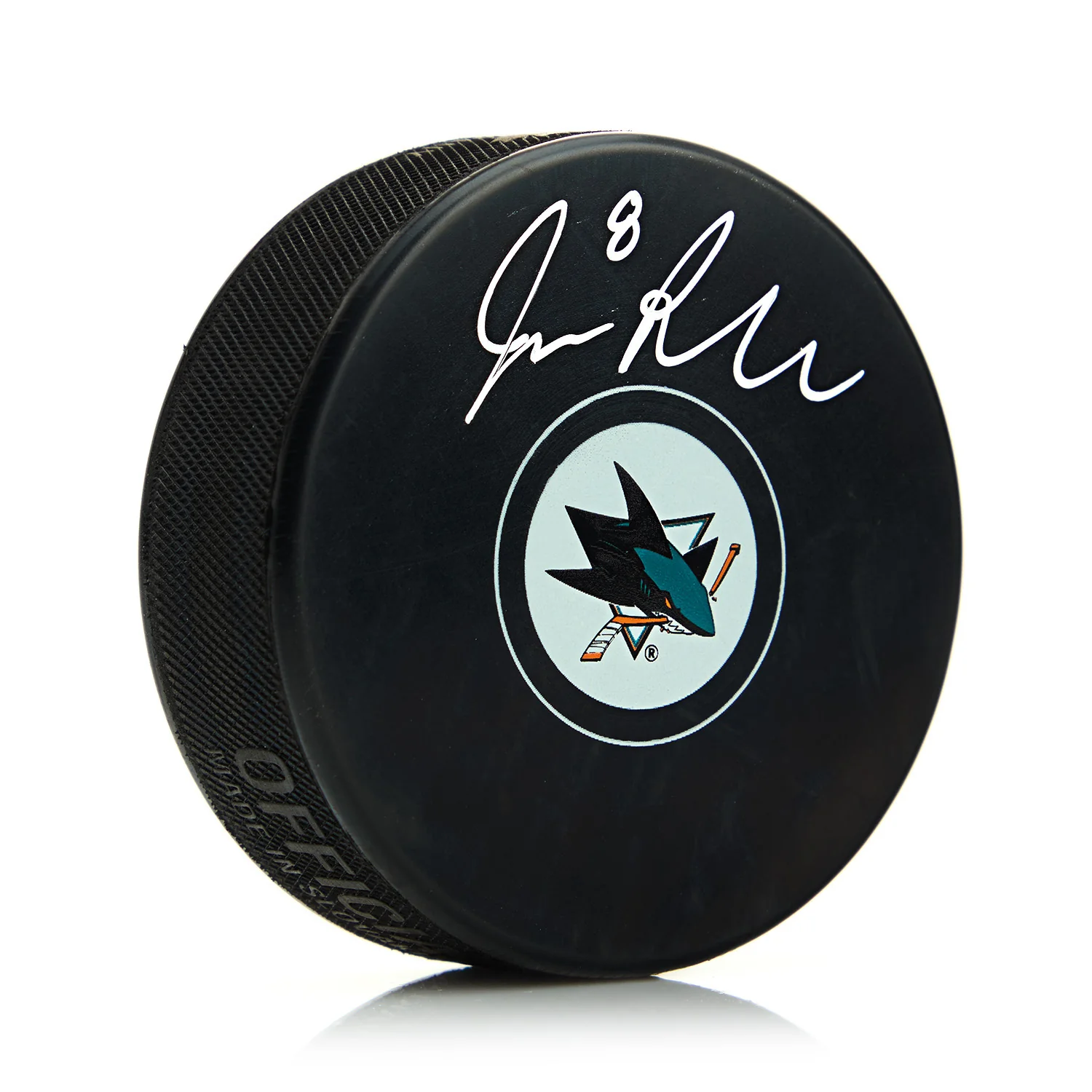 Joe Pavelski Autographed San Jose Sharks Hockey Puck