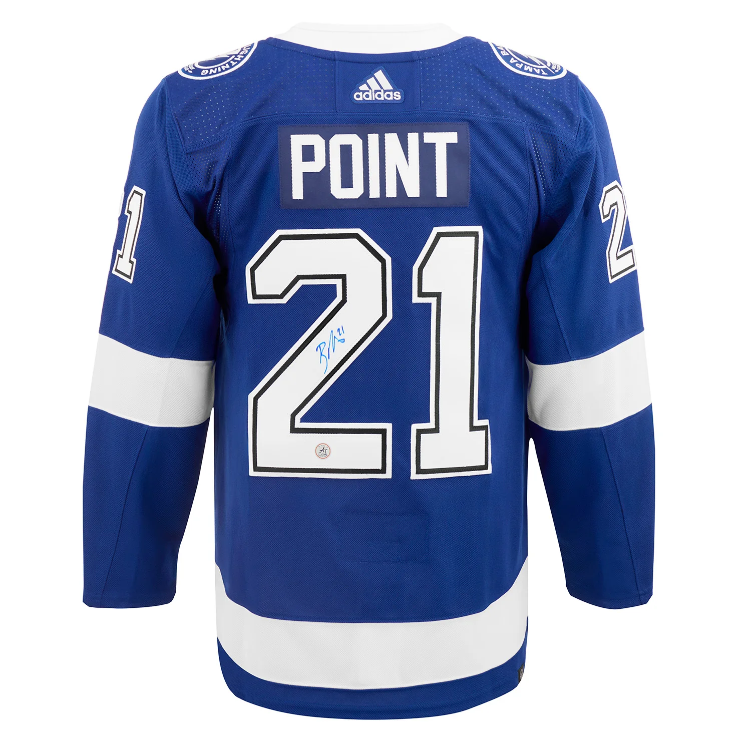 Brayden Point Autographed Tampa Bay Lightning adidas Jersey