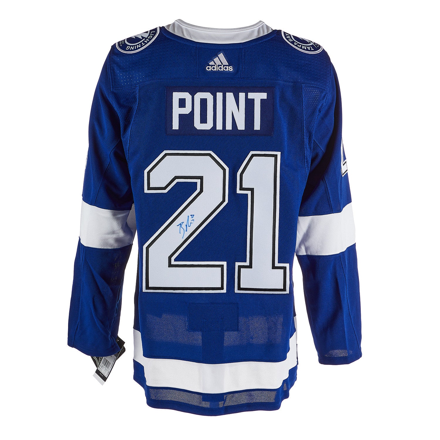 Brayden Point Signed Tampa Bay Lightning 2020 Stanley Cup adidas Jersey