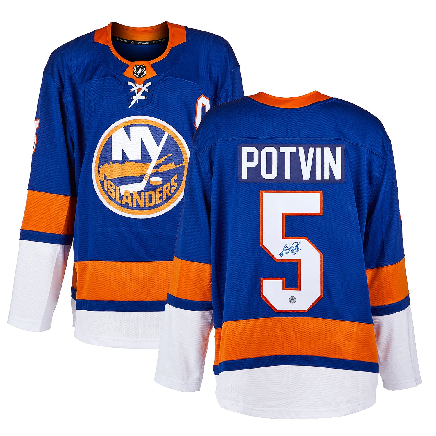 Denis Potvin Autographed New York Islanders Fanatics Breakaway Jersey - Image 3