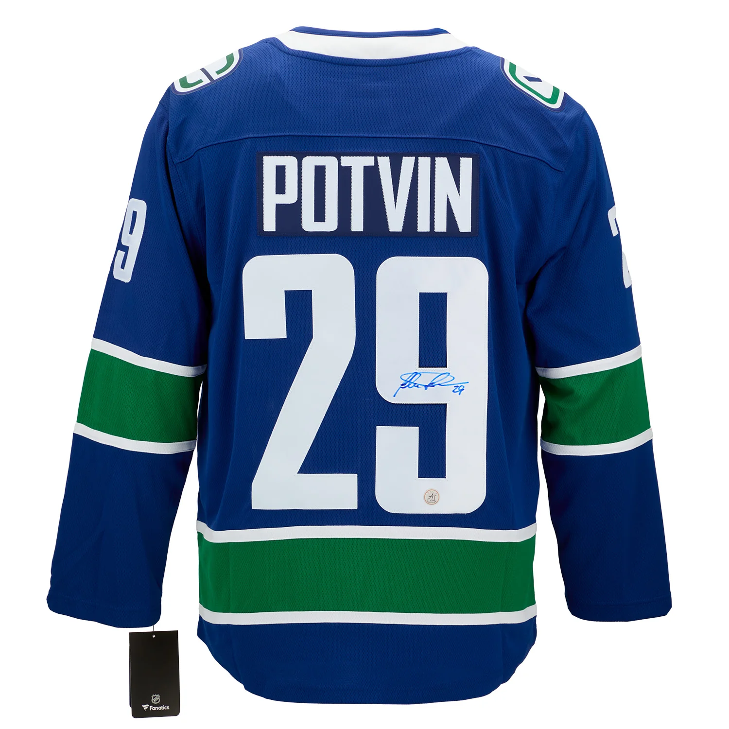 Felix Potvin Signed Vancouver Canucks Fanatics Breakaway Jersey