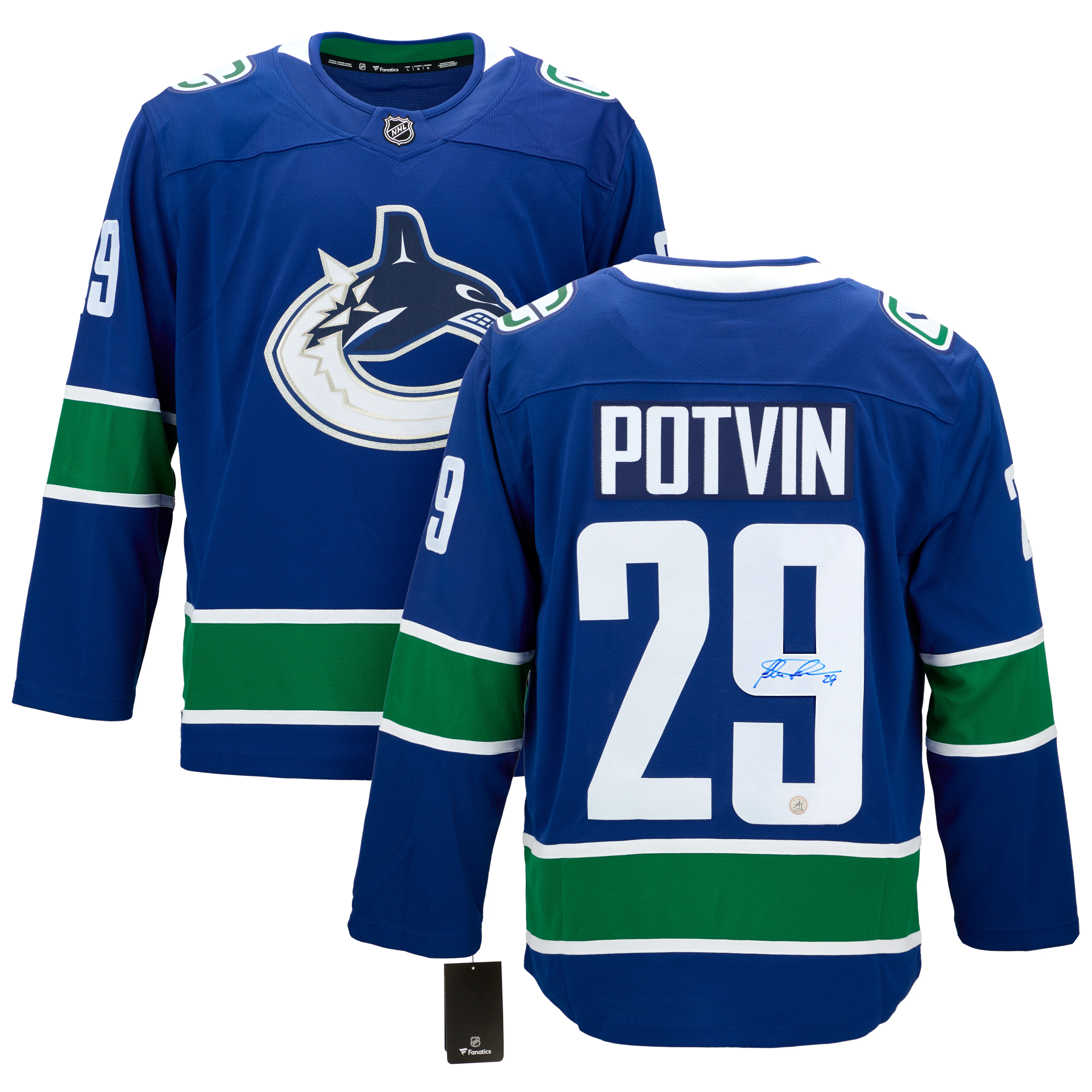 Felix Potvin Signed Vancouver Canucks Fanatics Breakaway Jersey - Image 3