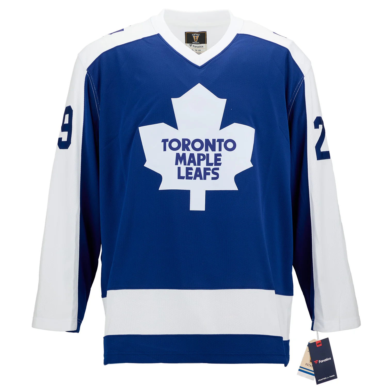 Felix Potvin Signed & Inscribed Toronto Maple Leafs Fanatics Throwback Jersey - Image 2