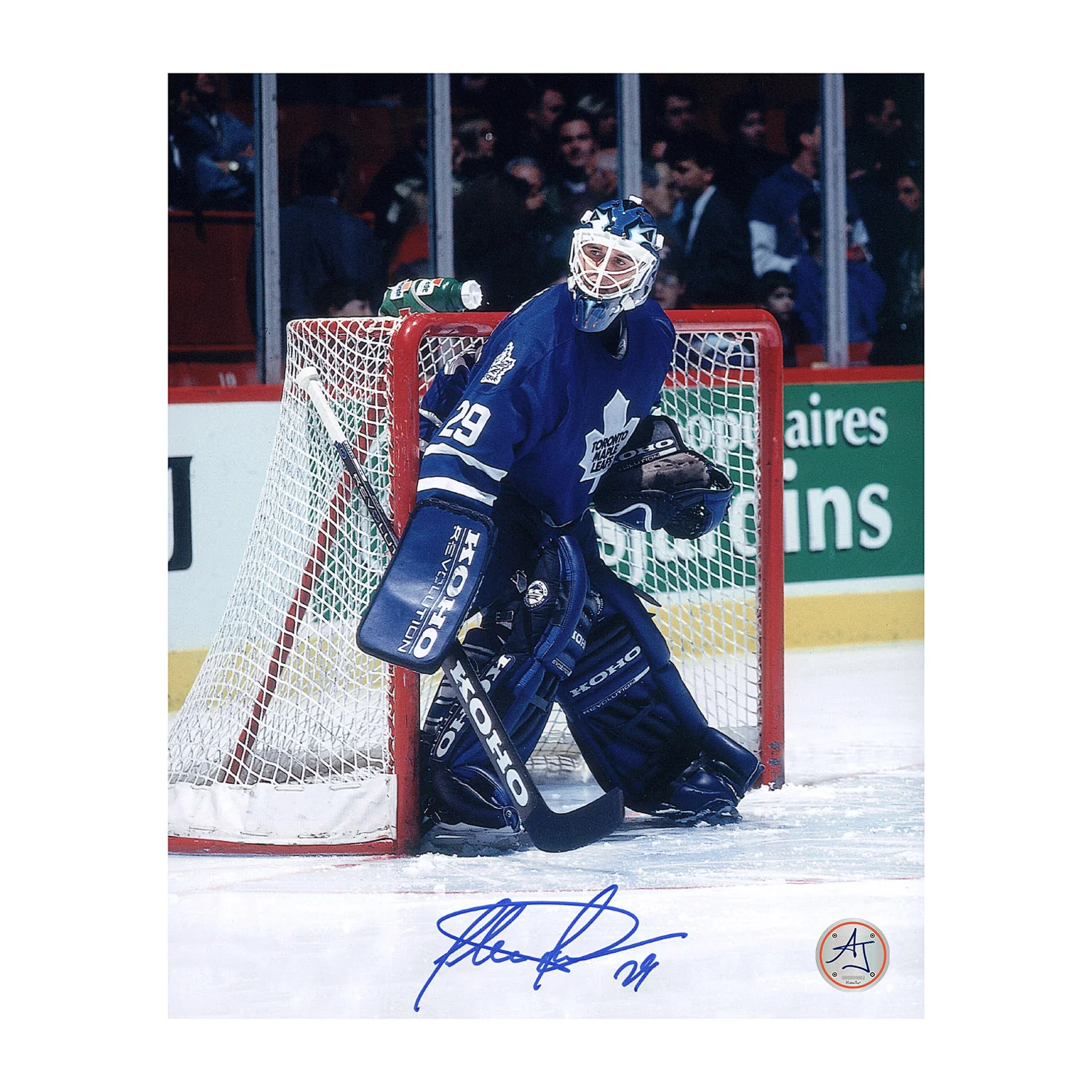 Felix Potvin Autographed Toronto Maple Leafs Goalie 8x10 Photo