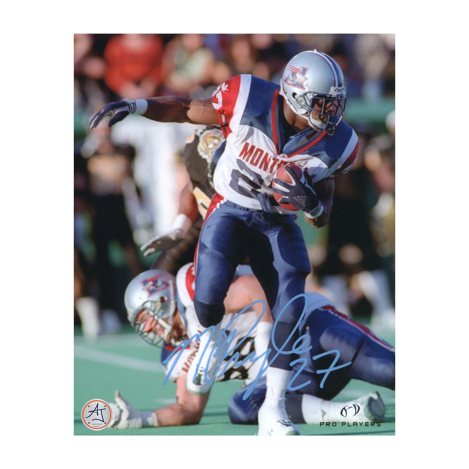 Mike Pringle Autographed Montreal Alouettes Football 8x10 Photo