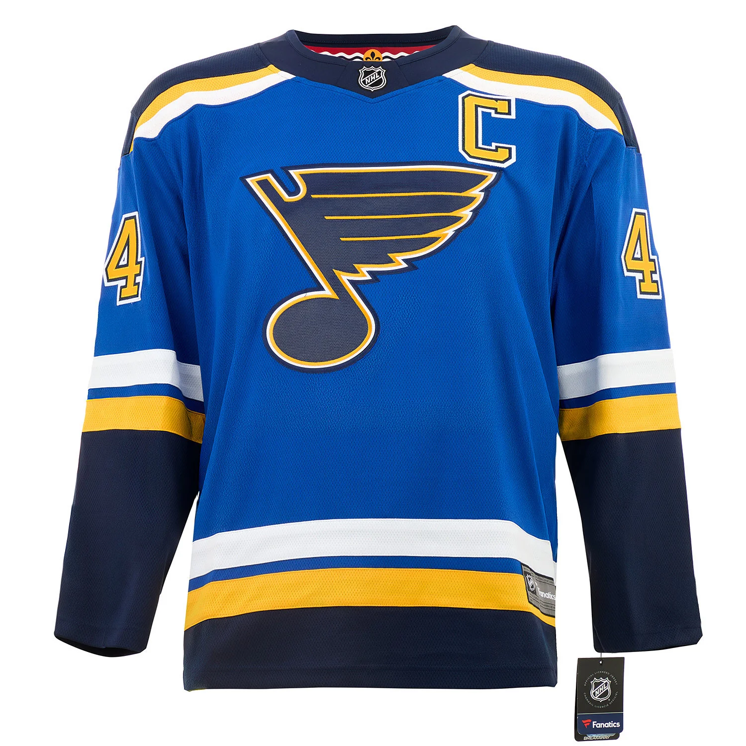Chris Pronger Autographed St Louis Blues Art Jersey #/44 - Image 2