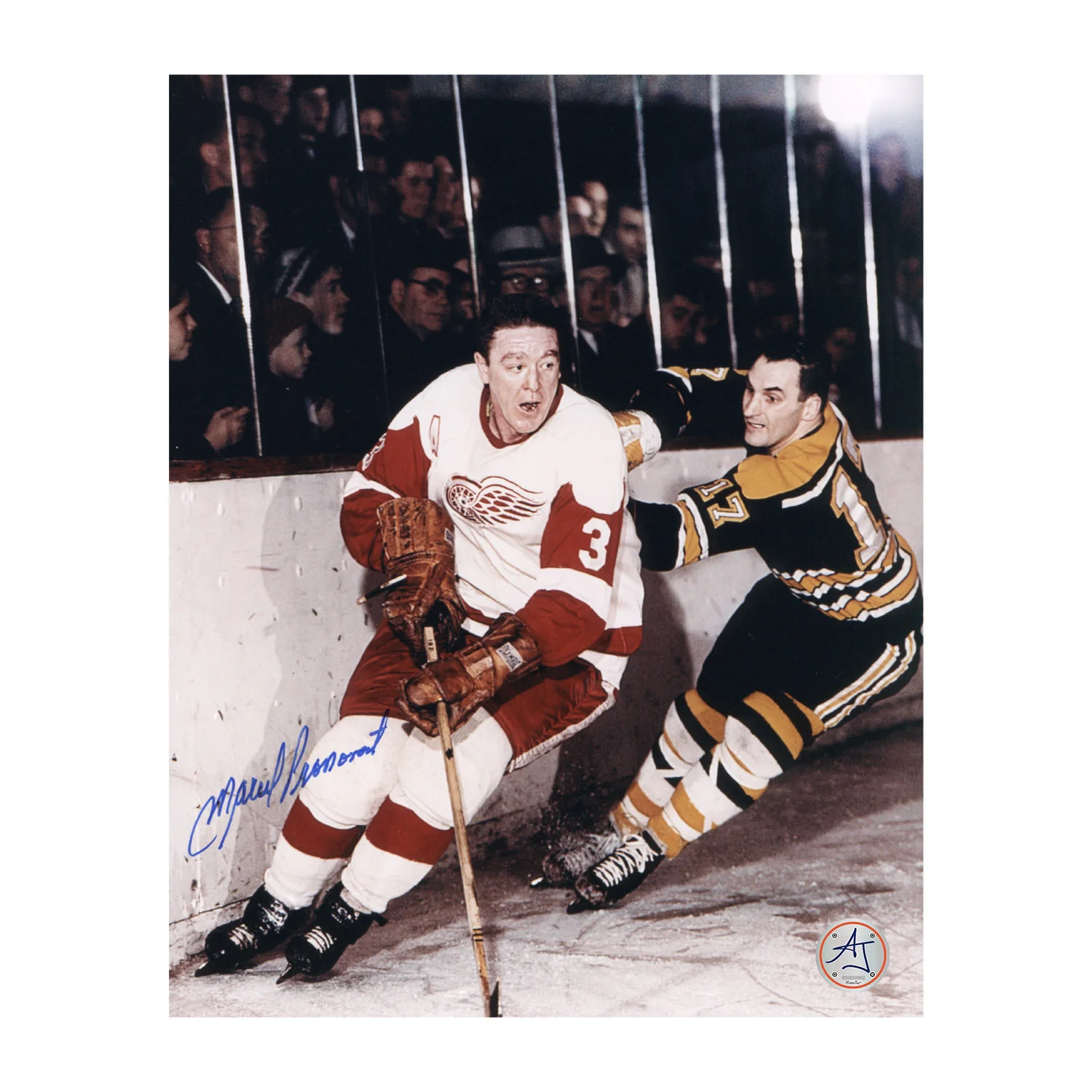 Marcel Pronovost Autographed Detroit Red Wings Classic Hockey 8x10 Photo