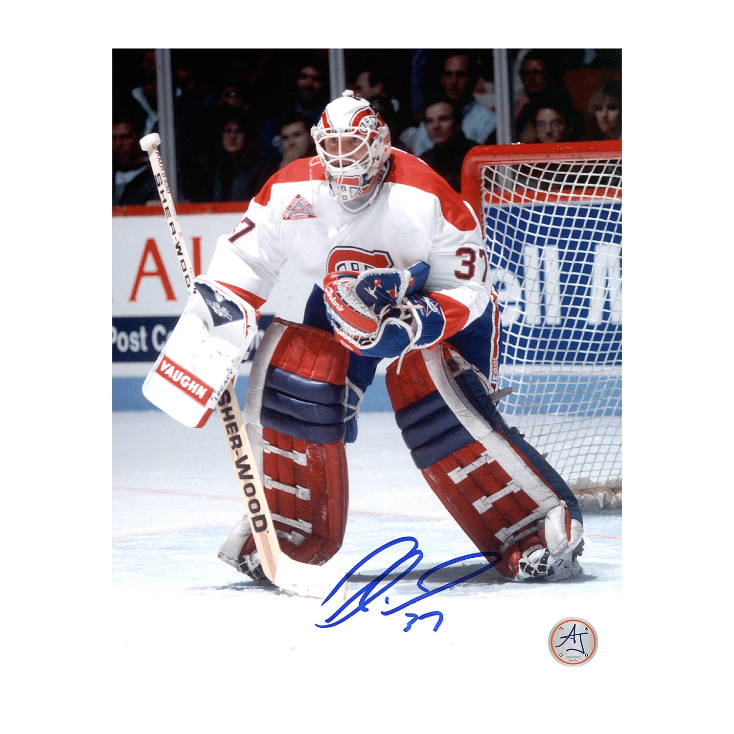 Andre Racicot Montreal Canadiens Autographed Goalie 8x10 Photo