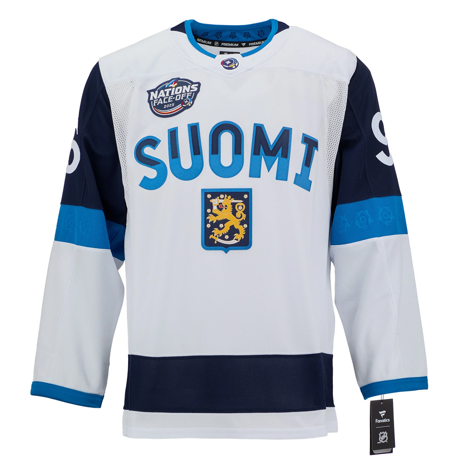 Mikko Rantanen Signed Team Finland 4 Nations Face-Off Fanatics Premium Jersey - Image 2