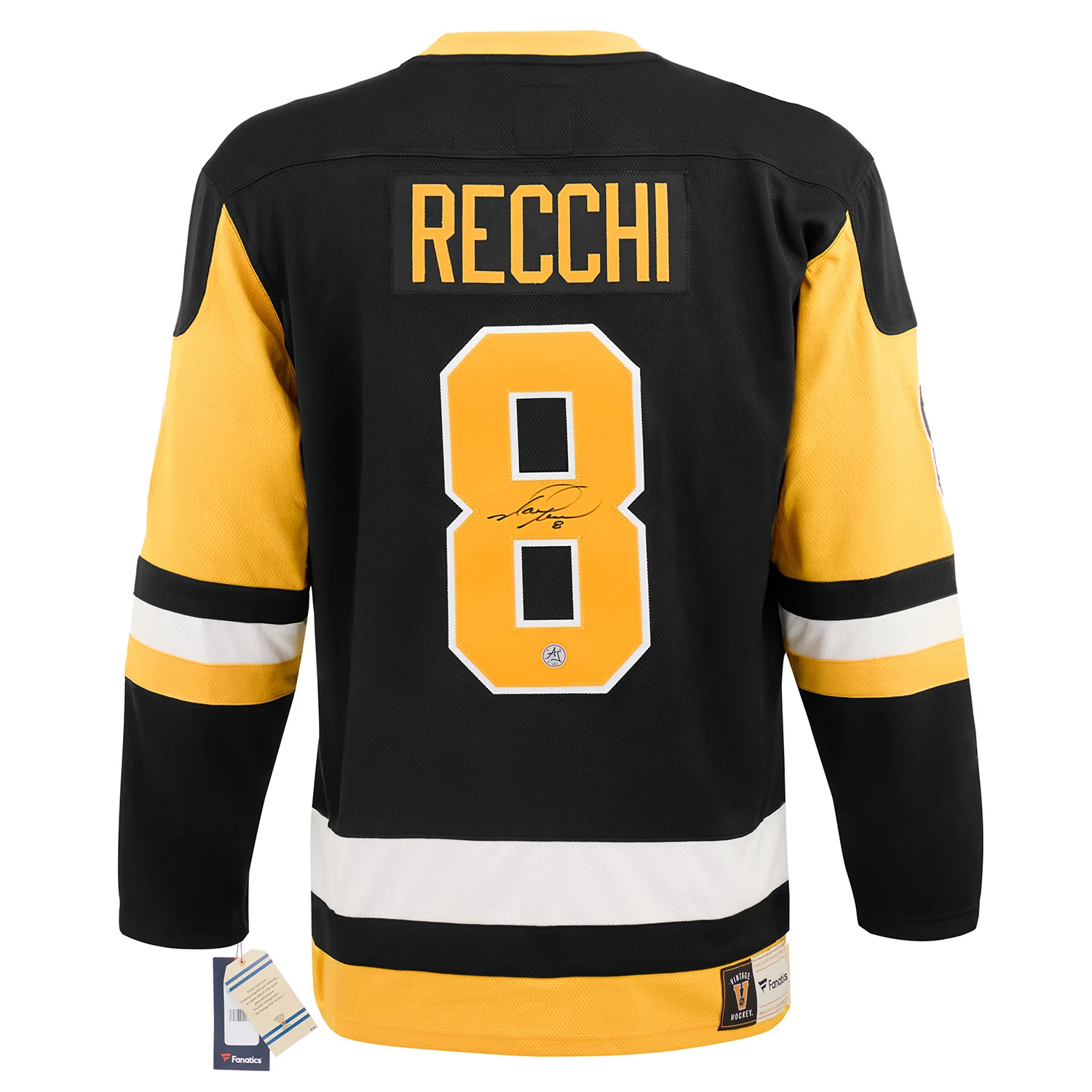 Mark Recchi Signed Pittsburgh Penguins Throwback Breakaway Jersey