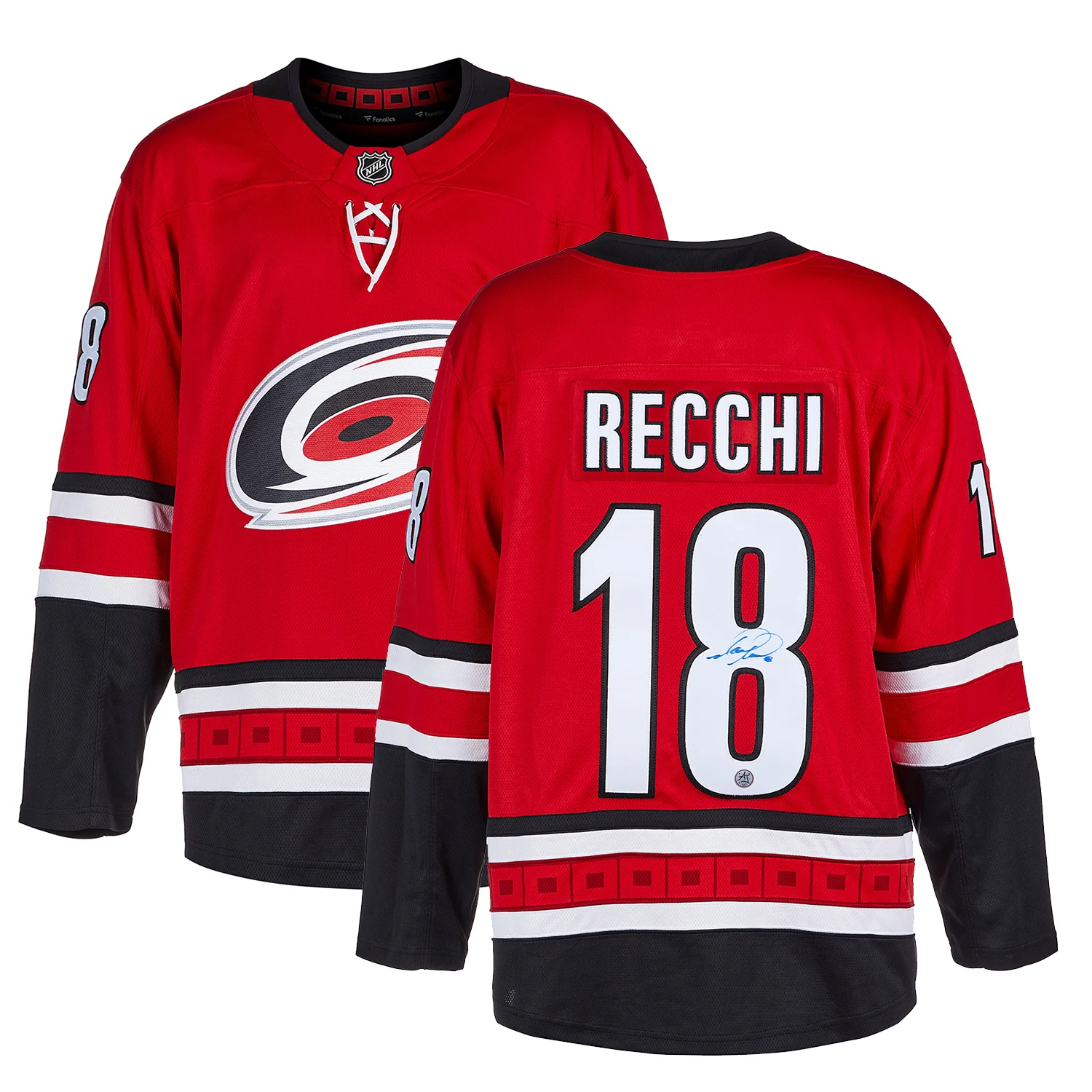 Mark Recchi Autographed Carolina Hurricanes Fanatics Breakaway Jersey - Image 3