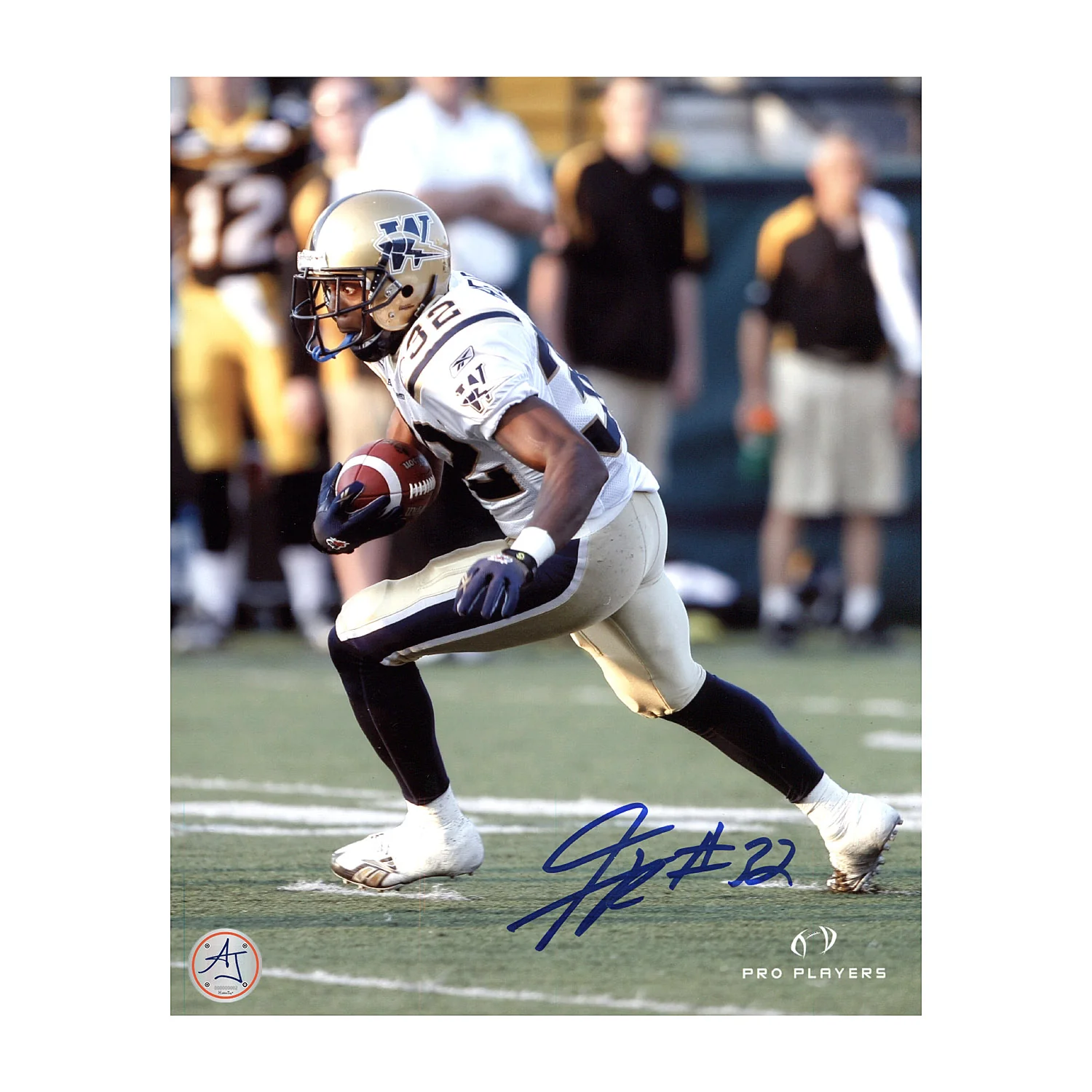 Fred Reid Autographed Winnipeg Blue Bombers 8x10 Photo