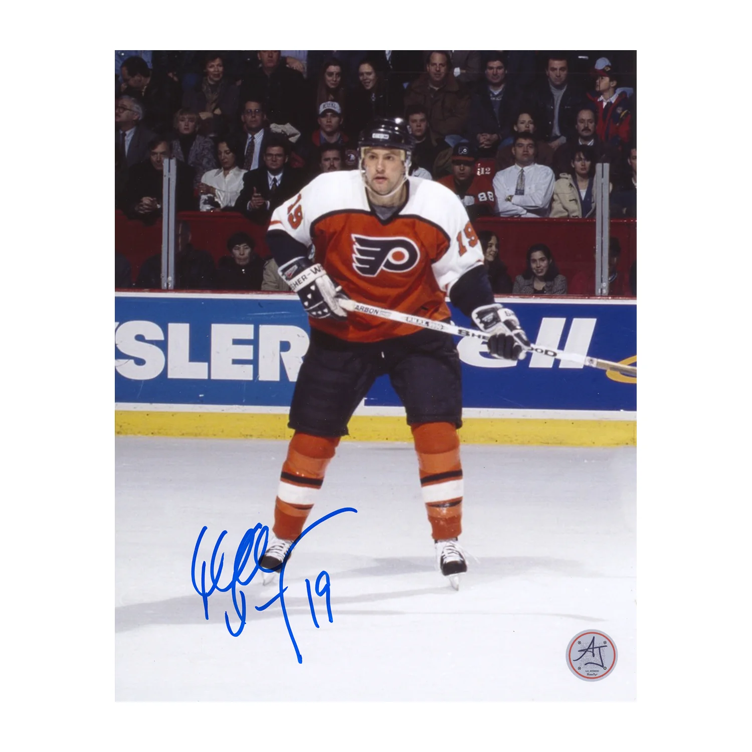 Mikael Renberg Autographed Philadelphia Flyers Hockey 8x10 Photo