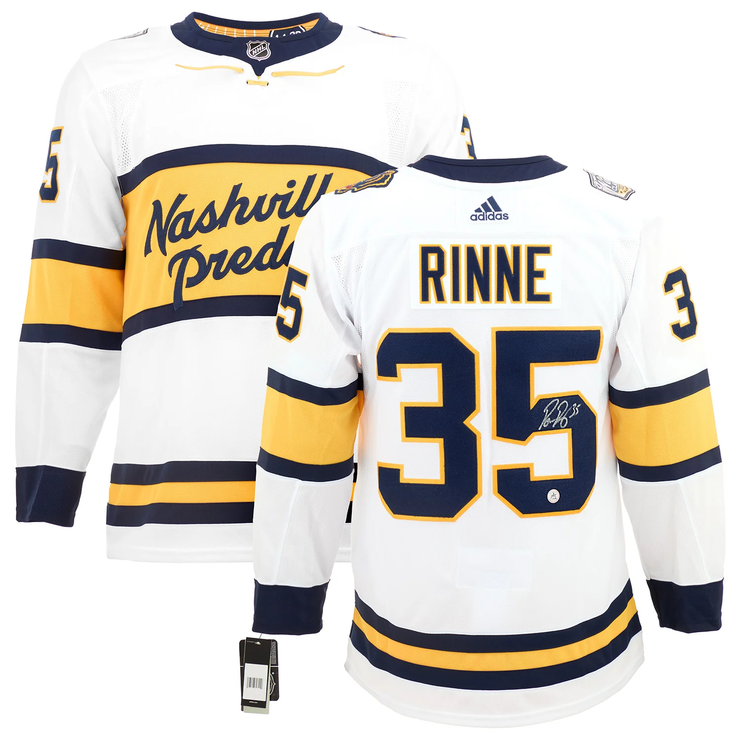 Pekka Rinne Nashville Predators Signed Winter Classic adidas Jersey - Image 3