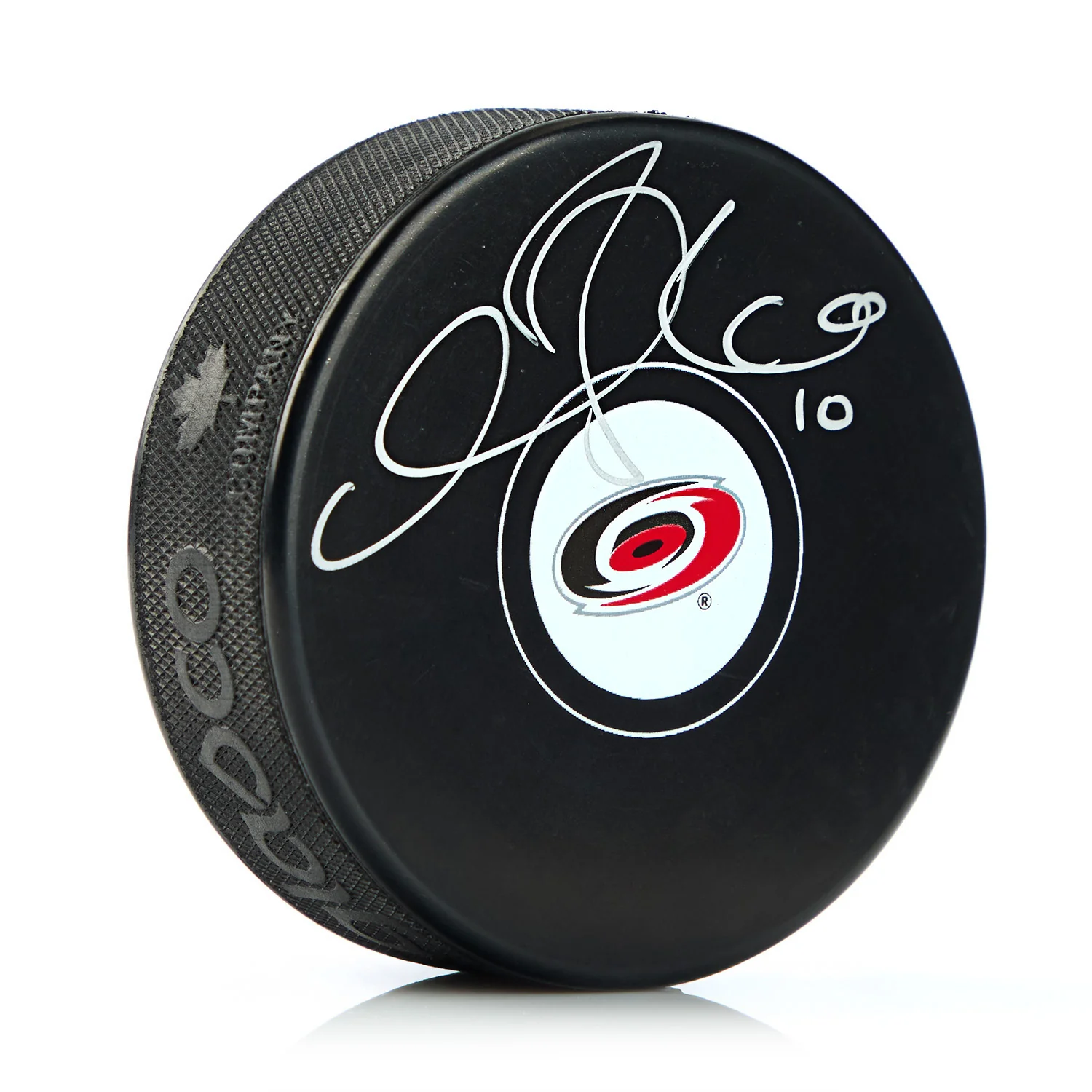 Gary Roberts Autographed Carolina Hurricanes Hockey Puck