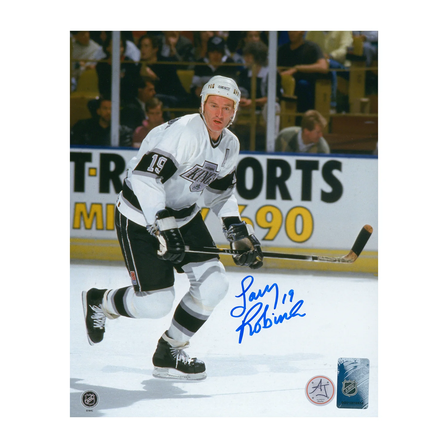 Larry Robinson Autographed Los Angeles Kings Hockey 8x10 Photo
