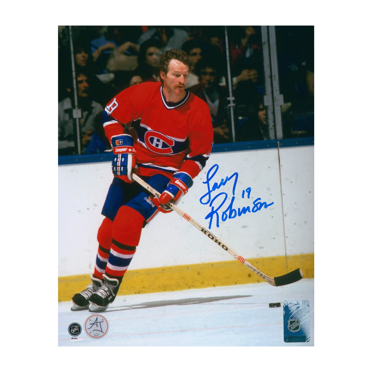 Larry Robinson Autographed Montreal Canadiens Hockey 8x10 Photo