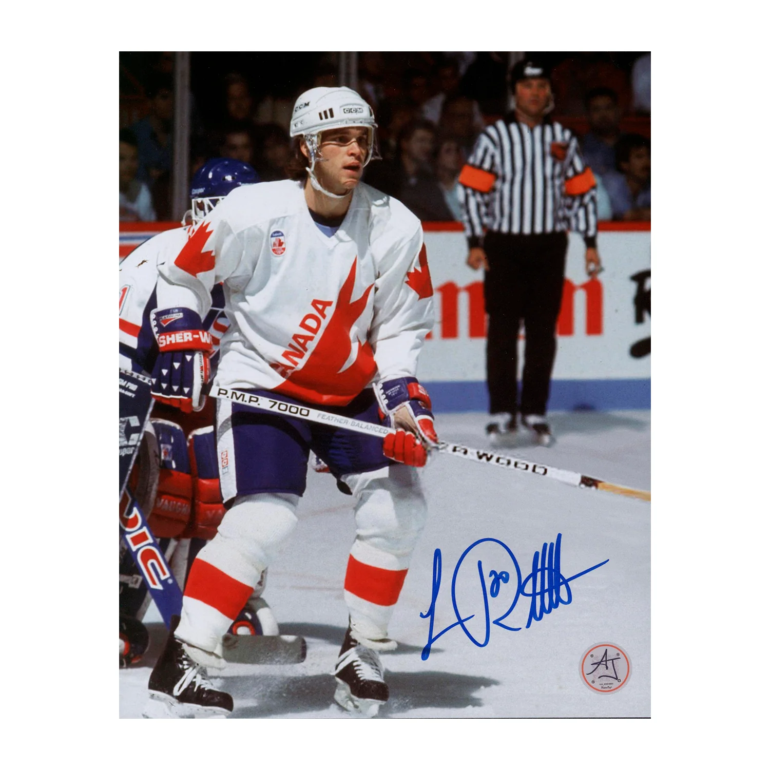 Luc Robitaille Autographed Team Canada Canada Cup Tournament 8x10 Photo