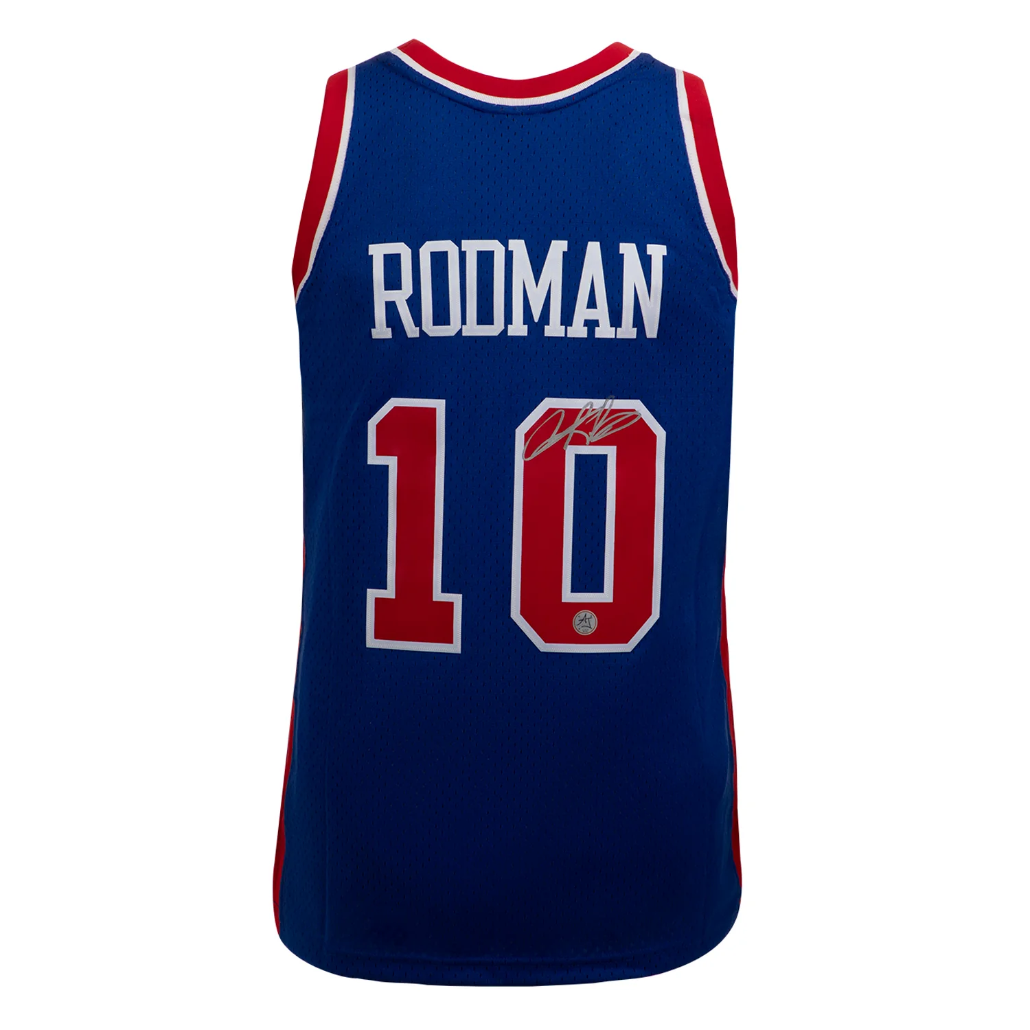 Dennis Rodman Autographed Detroit Pistons Mitchell & Ness Jersey