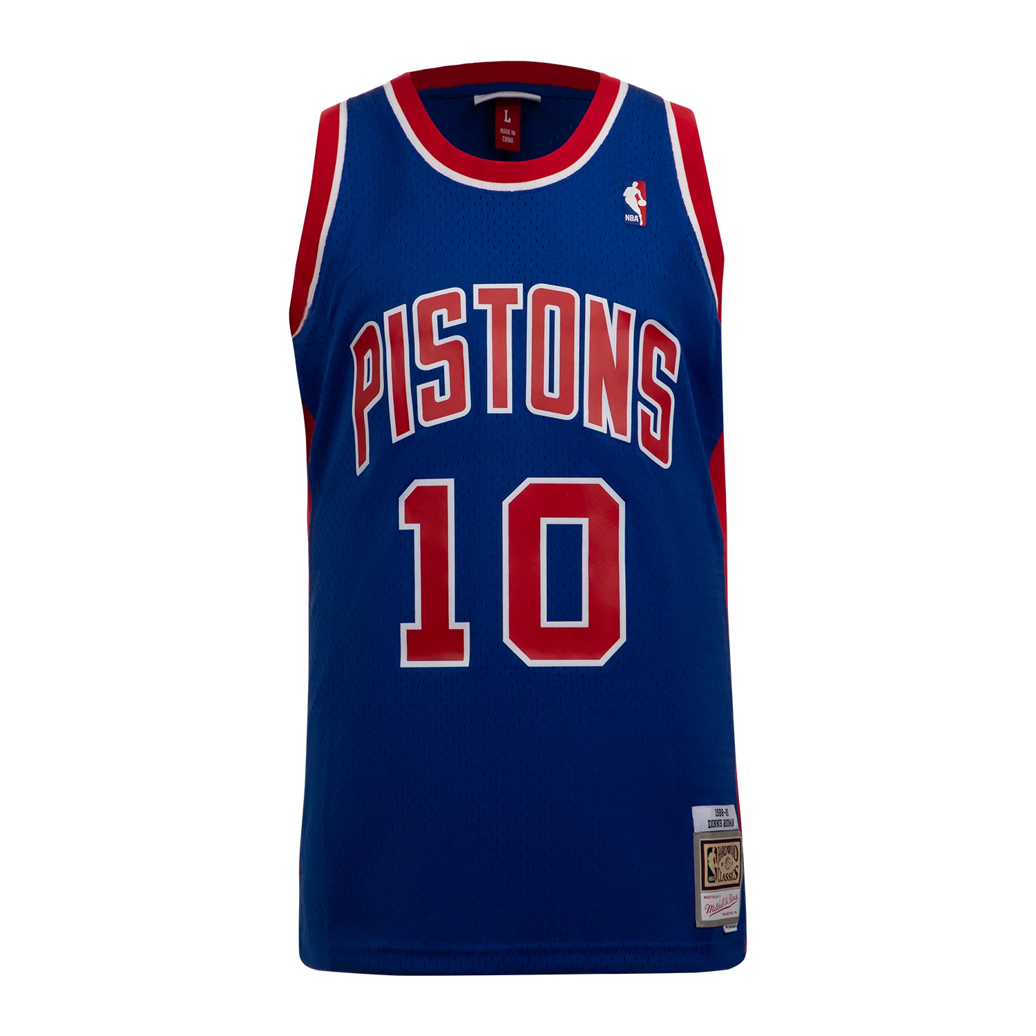 Dennis Rodman Autographed Detroit Pistons Mitchell & Ness Jersey - Image 2