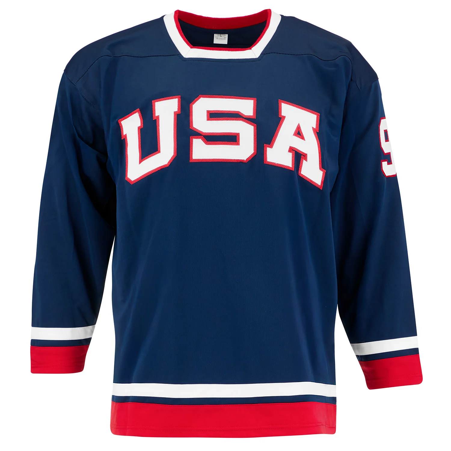 Jeremy Roenick Autographed Team USA Custom Hockey Nation Jersey - Image 2
