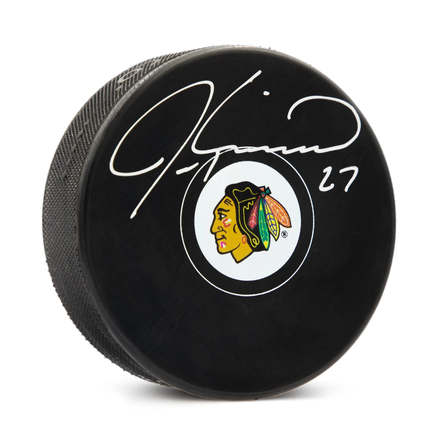 Jeremy Roenick Autographed Chicago Blackhawks Hockey Puck