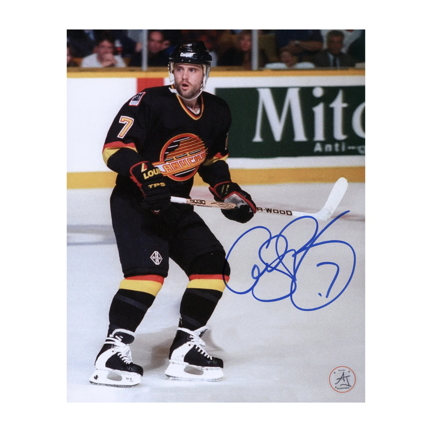 Cliff Ronning Autographed Vancouver Canucks Hockey 8x10 Photo
