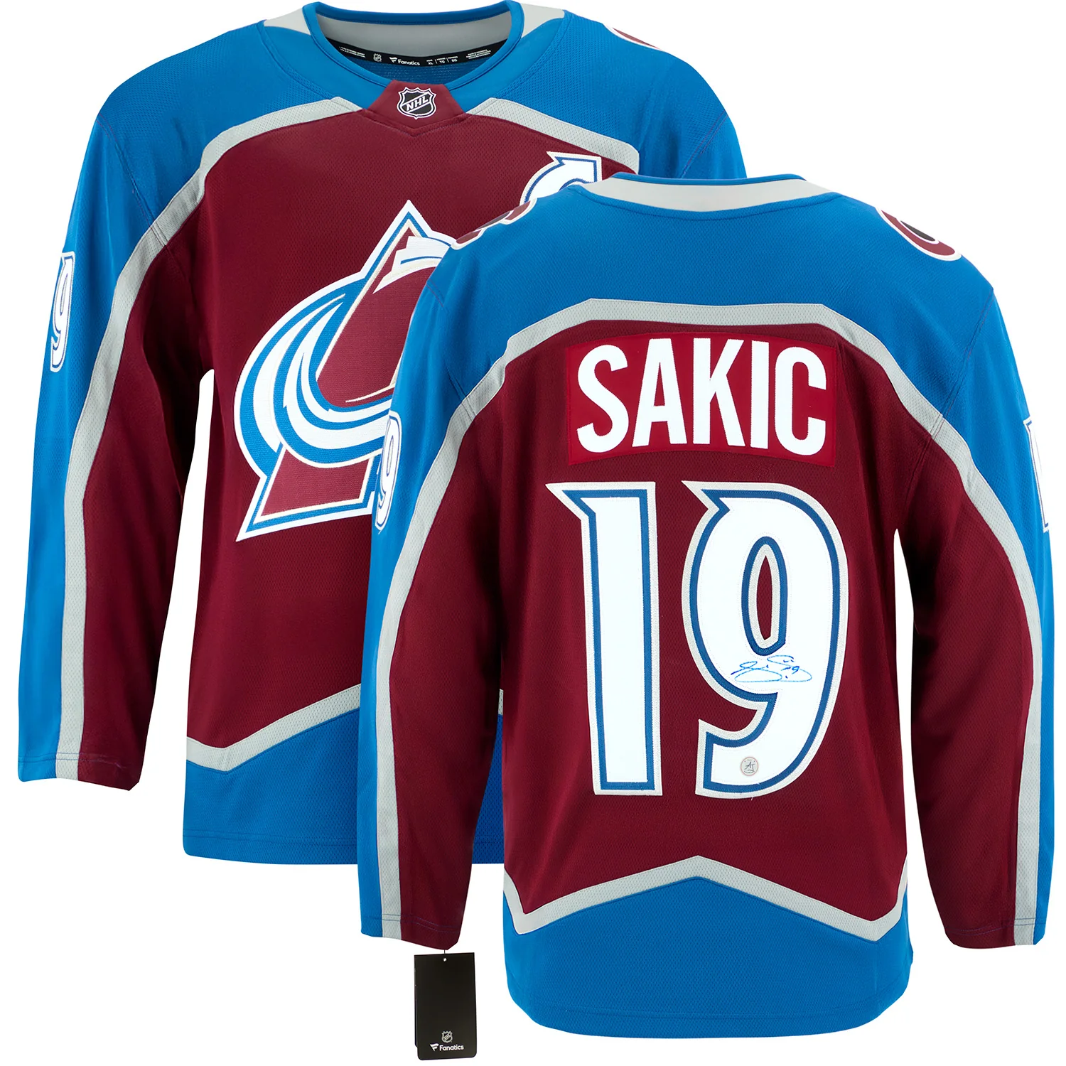 Joe Sakic Autographed Colorado Avalanche Fanatics Breakaway Jersey - Image 3