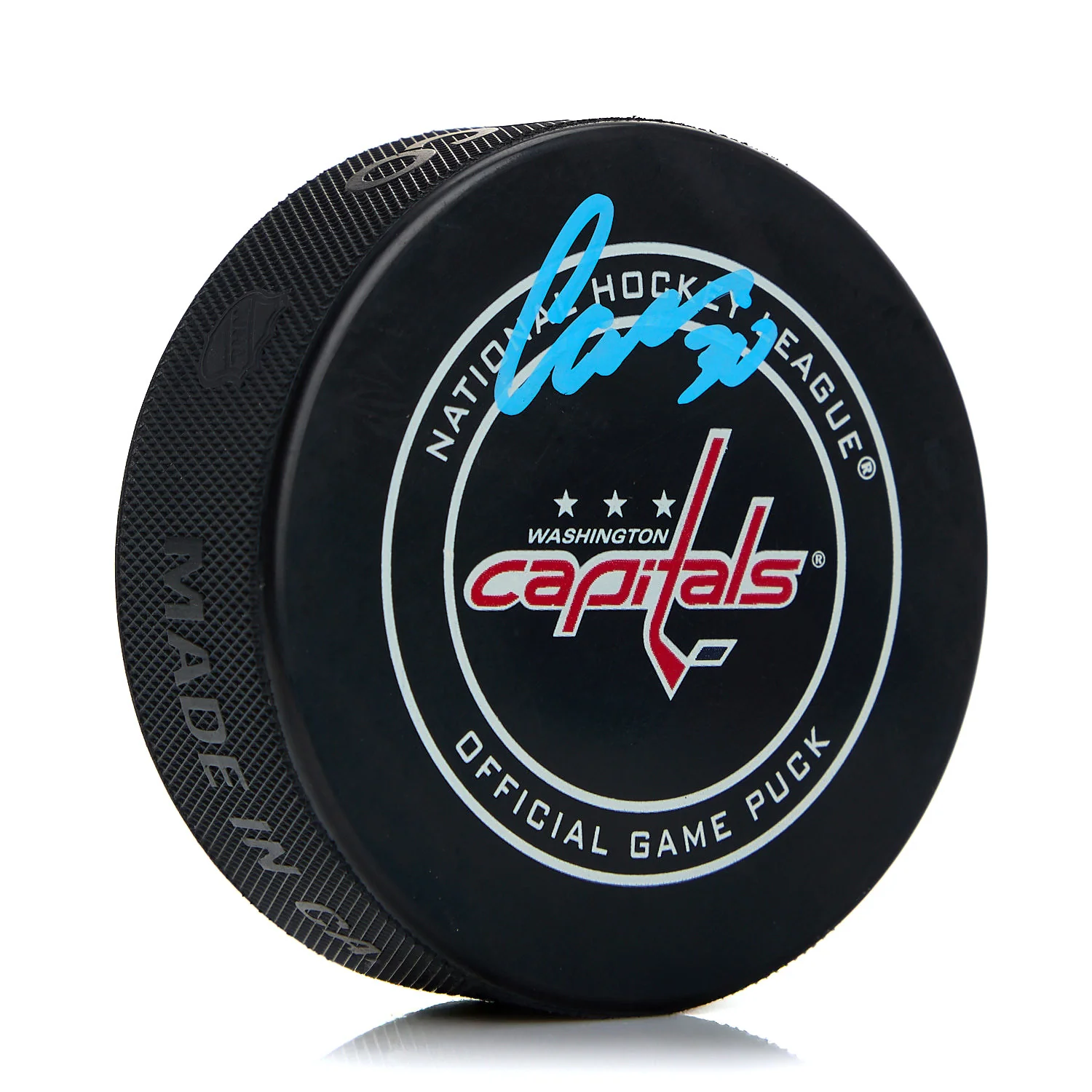 Ilya Samsonov Signed Washington Capitals Official Game Puck
