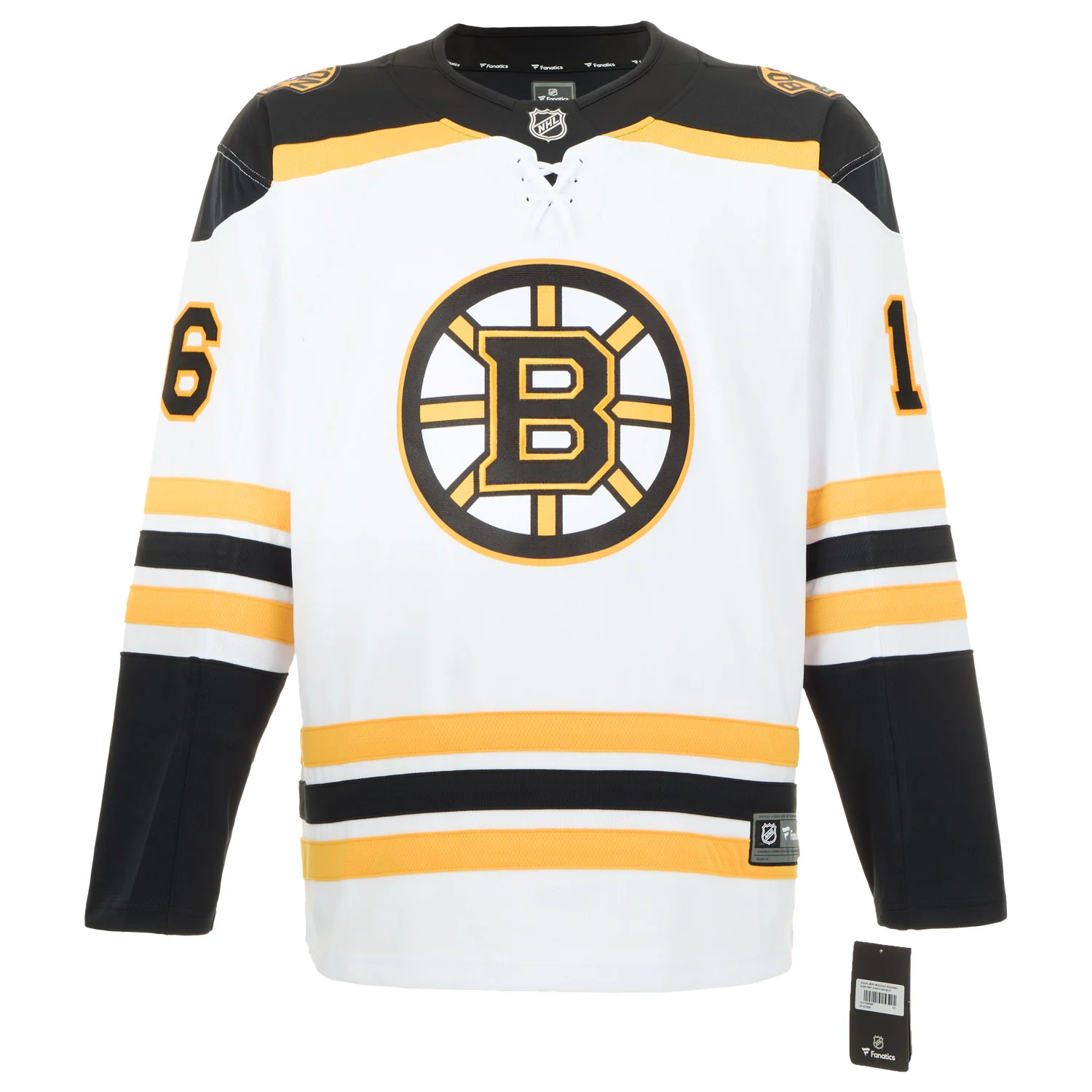 Derek Sanderson Signed Boston Bruins White Fanatics Breakaway Jersey - Image 2