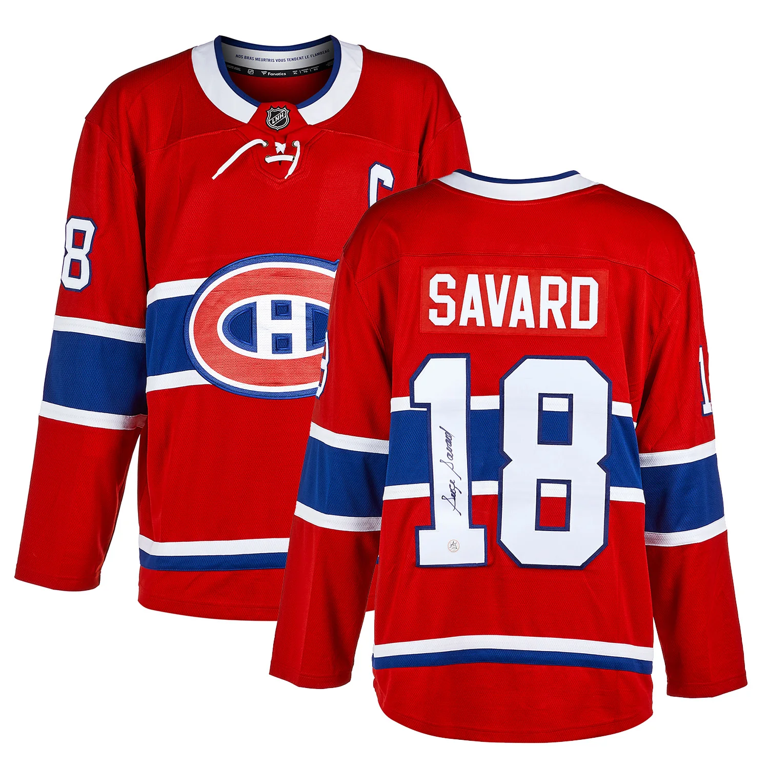 Serge Savard Autographed Montreal Canadiens Fanatics Breakaway Jersey - Image 3