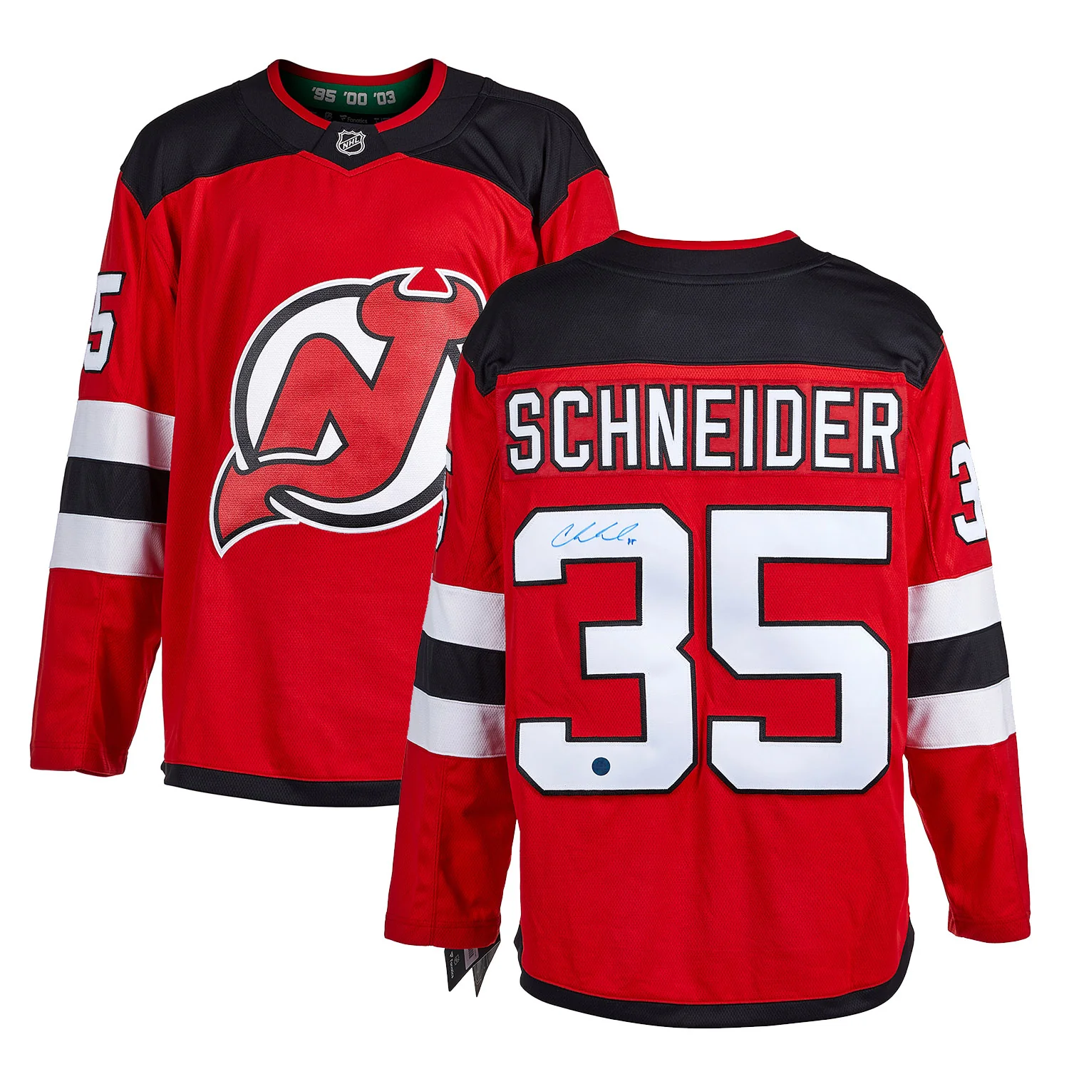 Cory Schneider Autographed New Jersey Devils Fanatics Breakaway Jersey - Image 3