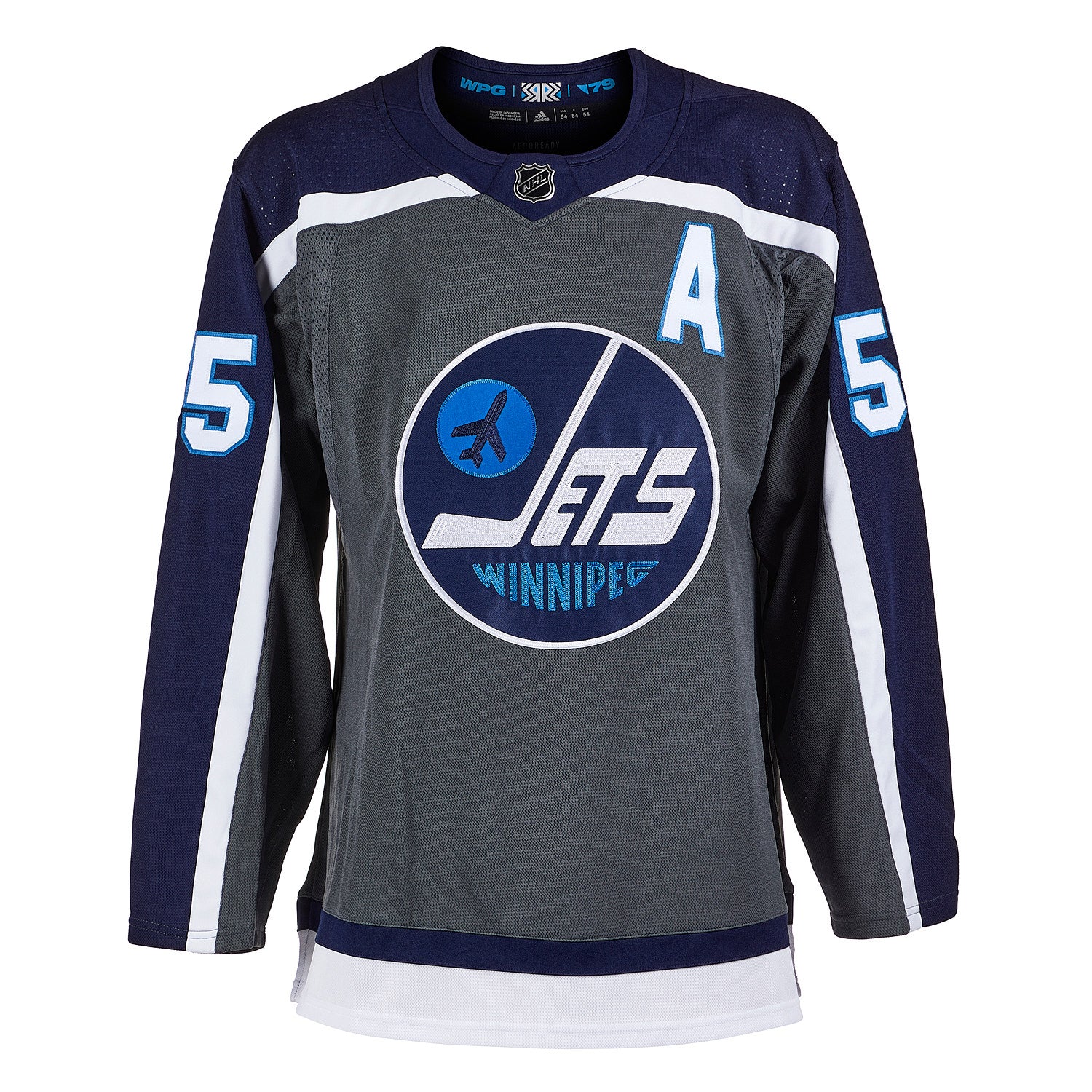 Mark Scheifele Signed Winnipeg Jets Reverse Retro adidas Jersey - Image 2