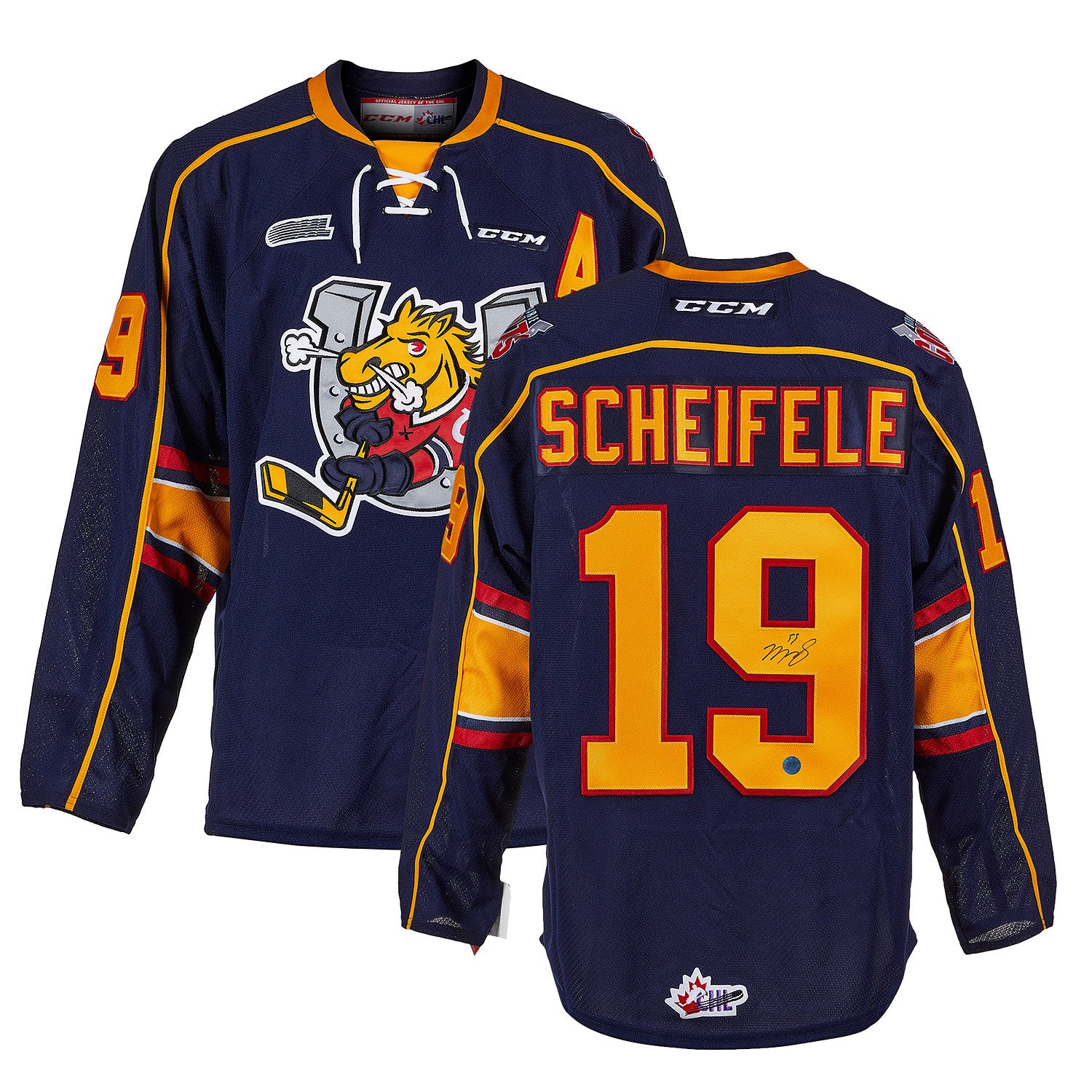 Mark Scheifele Barrie Colts Signed CCM Premier CHL Jersey - Image 3