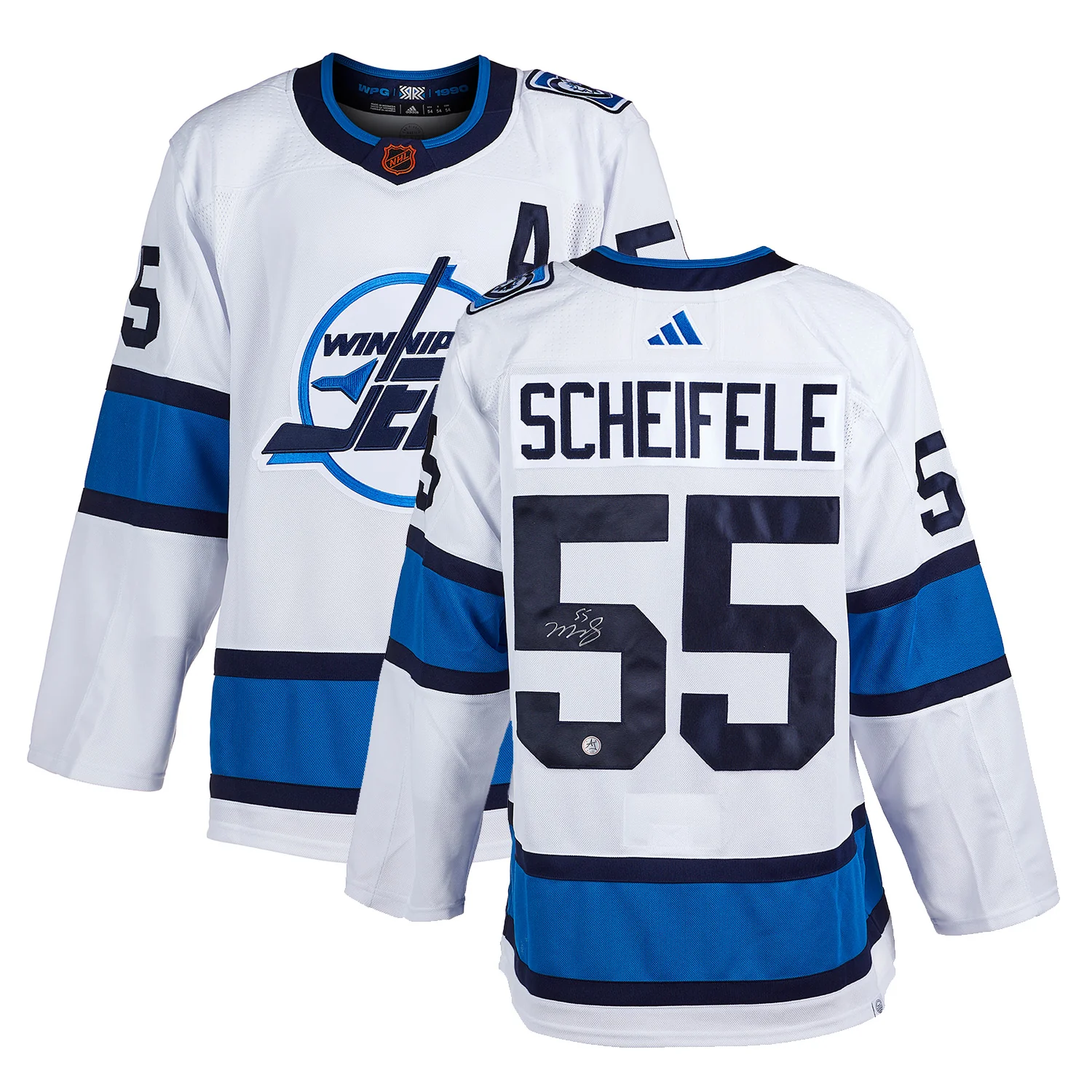 Mark Scheifele Signed Winnipeg Jets Reverse Retro 2.0 adidas Jersey - Image 3