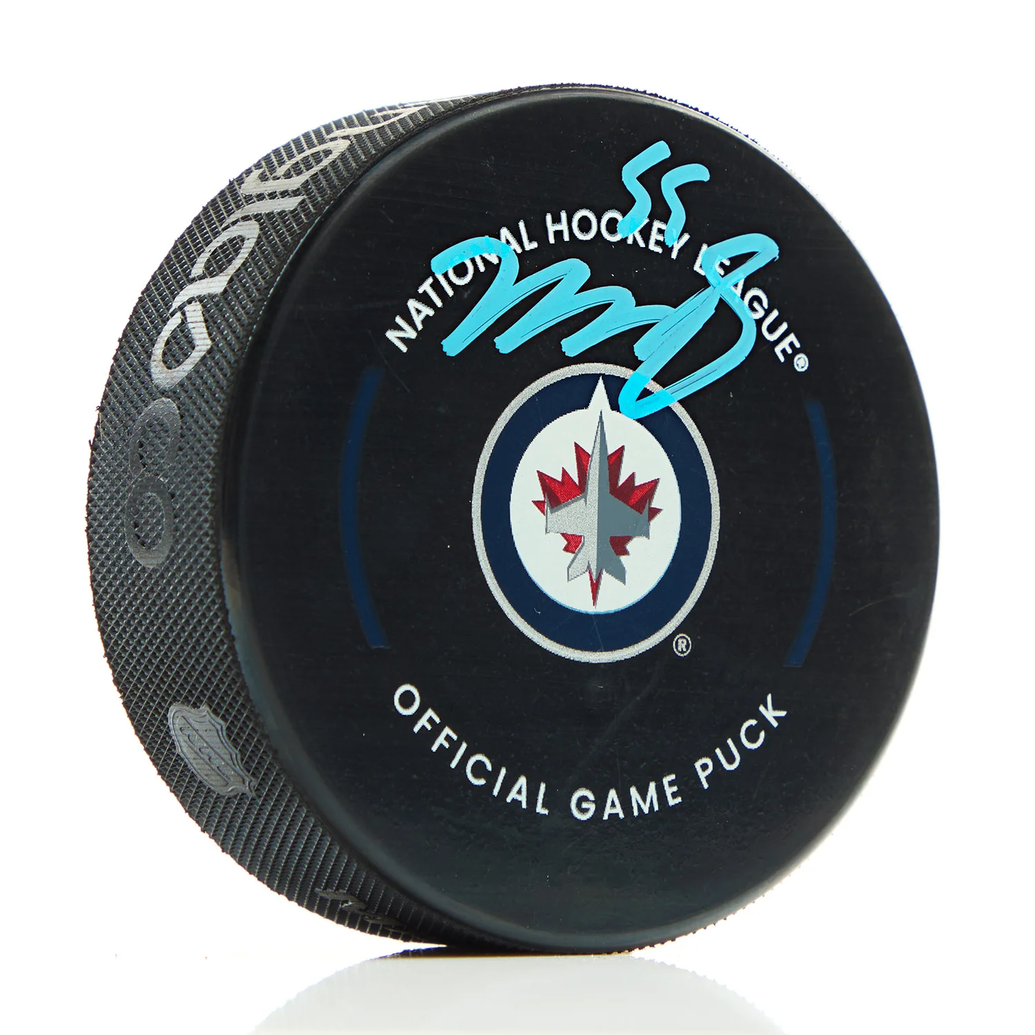 Mark Scheifele Signed Winnipeg Jets Official Game Puck