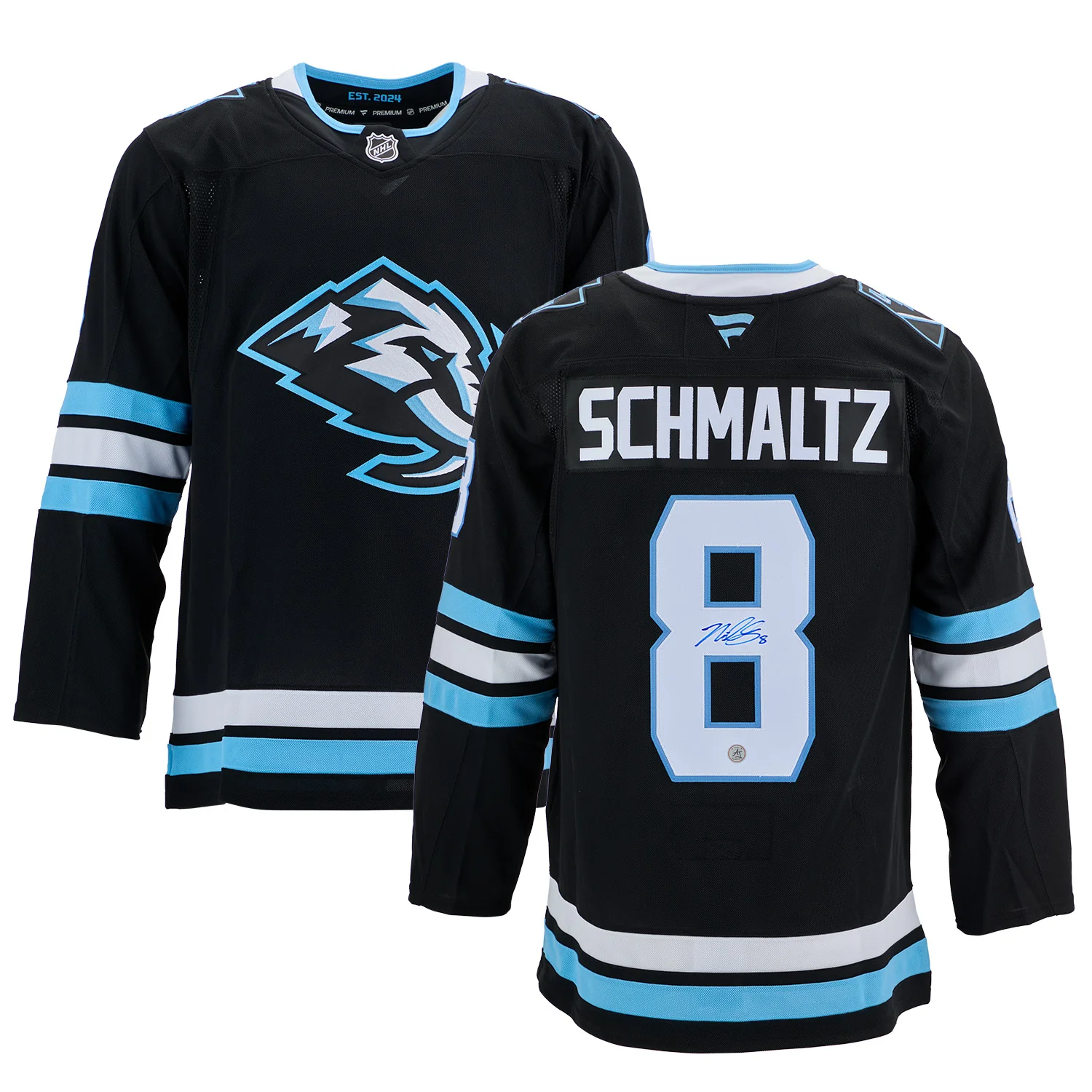 Nick Schmaltz Autographed Utah Mammoth Fanatics Premium Jersey - Image 3