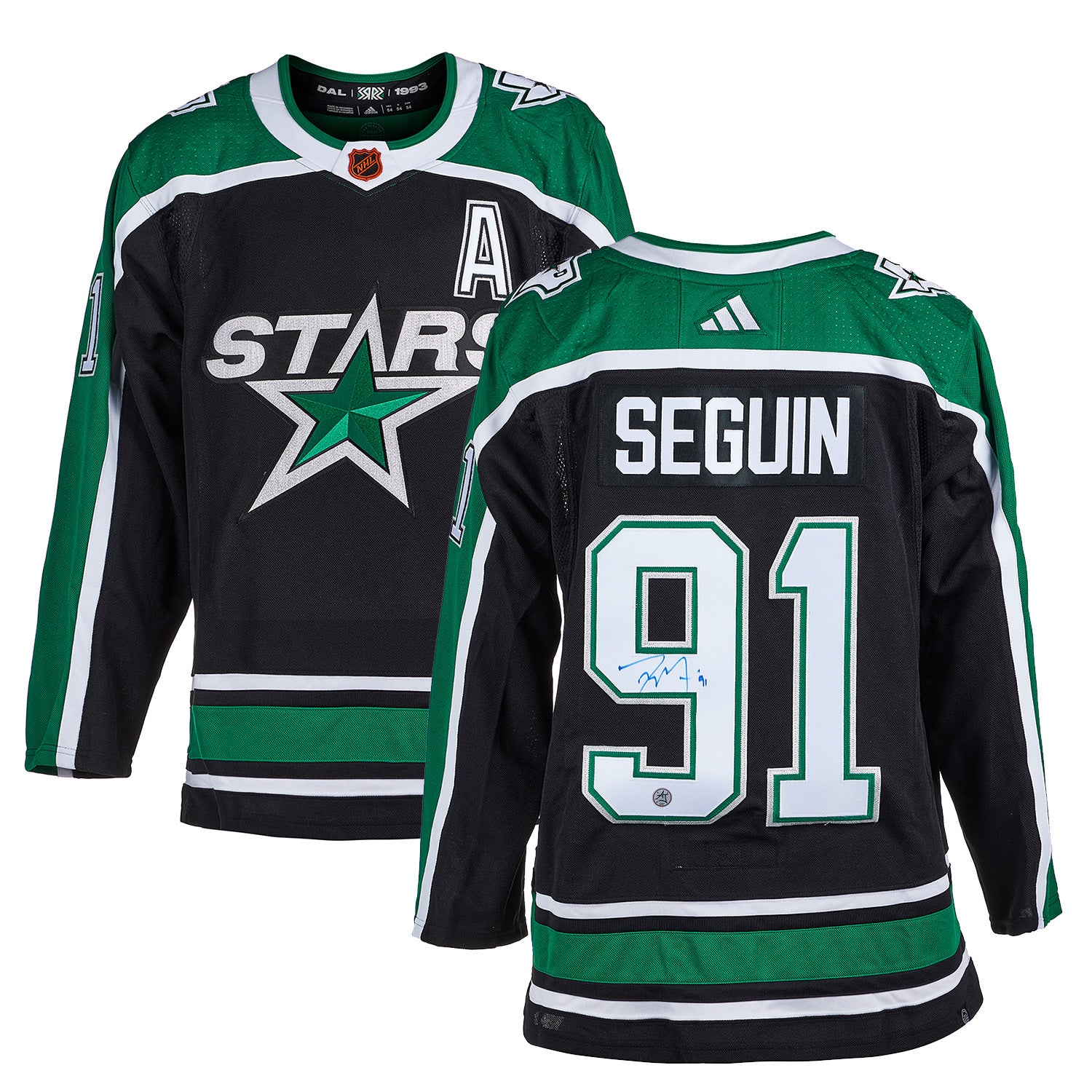 Tyler Seguin Signed Dallas Stars Reverse Retro 2.0 adidas Jersey - Image 3