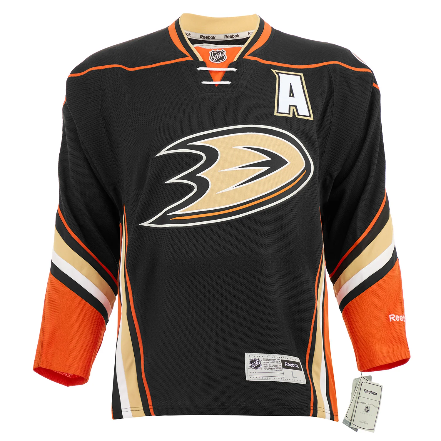 Teemu Selanne Signed Anaheim Ducks Final Season Vintage Reebok Jersey - Image 2