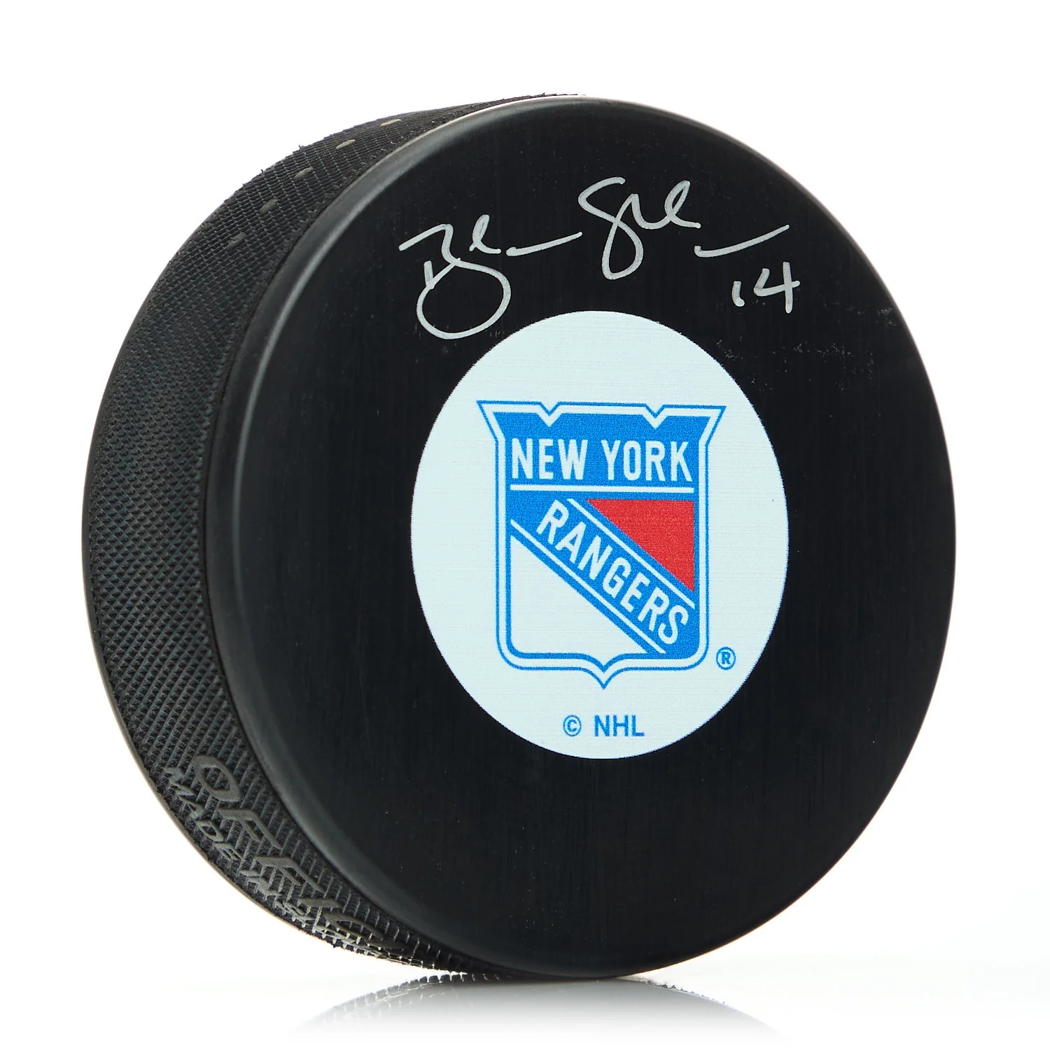 Brendan Shanahan Autographed New York Rangers Hockey Puck