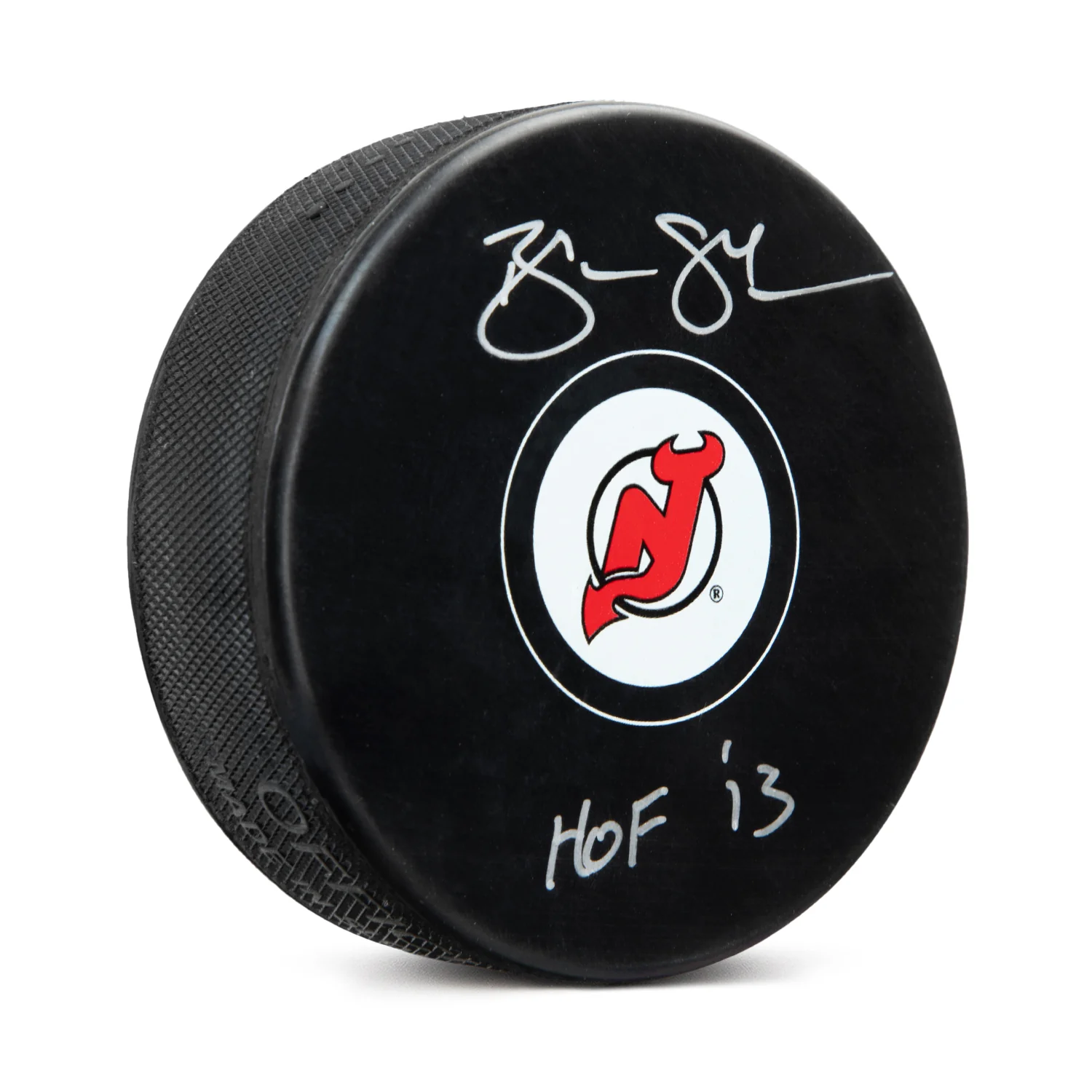 Brendan Shanahan Signed New Jersey Devils Hockey Puck with HOF Note