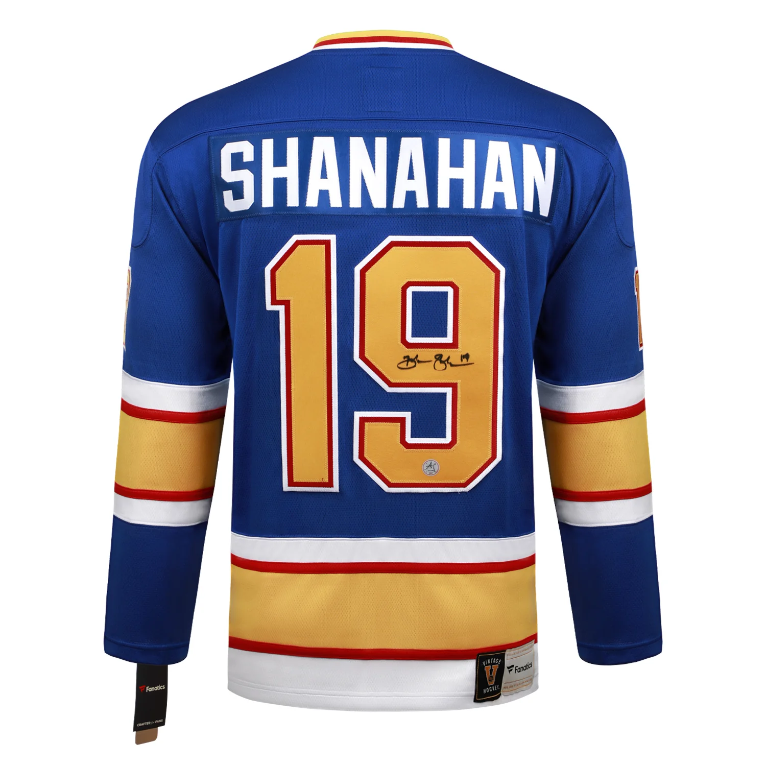 Brendan Shanahan Signed St Louis Blues Throwback Breakaway Jersey