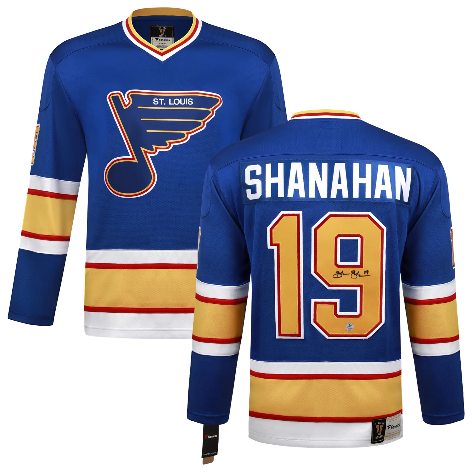 Brendan Shanahan Signed St Louis Blues Throwback Breakaway Jersey - Image 3