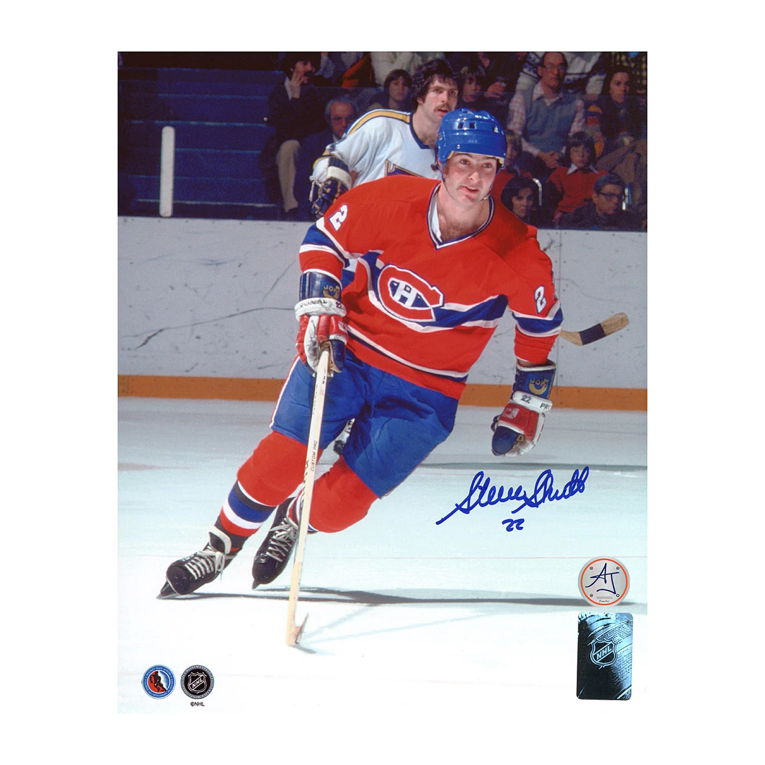 Steve Shutt Autographed Montreal Canadiens Hockey 8x10 Photo