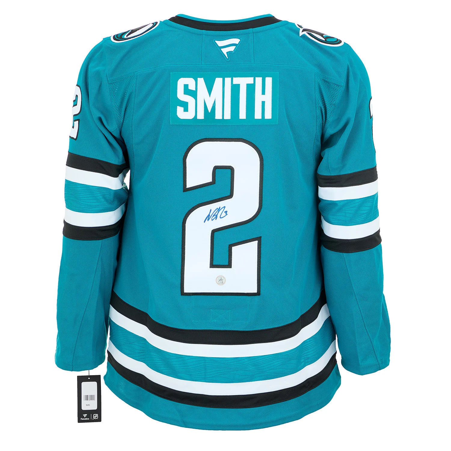 Will Smith Autographed San Jose Sharks Fanatics Premium Jersey