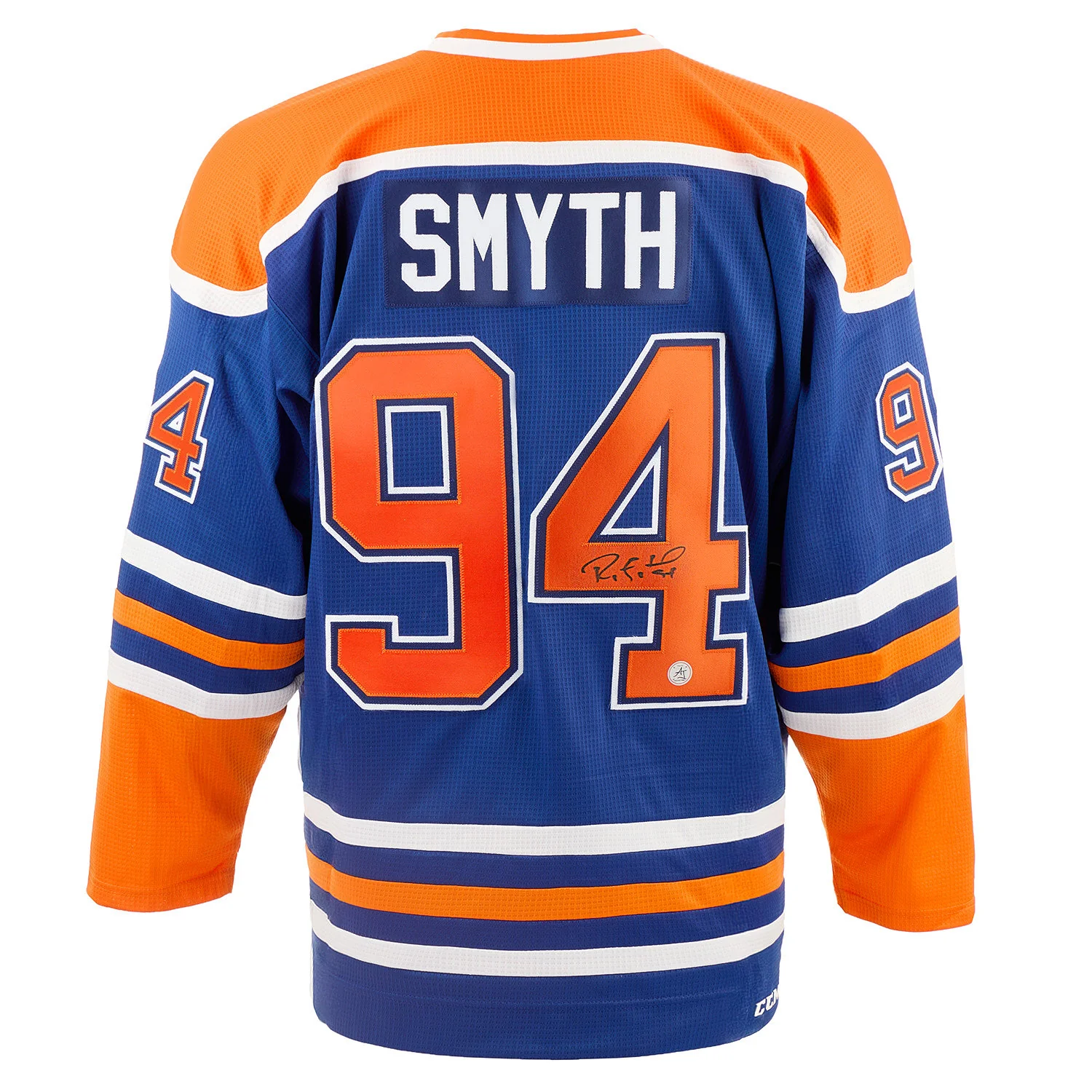 Ryan Smyth Signed Edmonton Oilers Replica CCM Mass Jersey