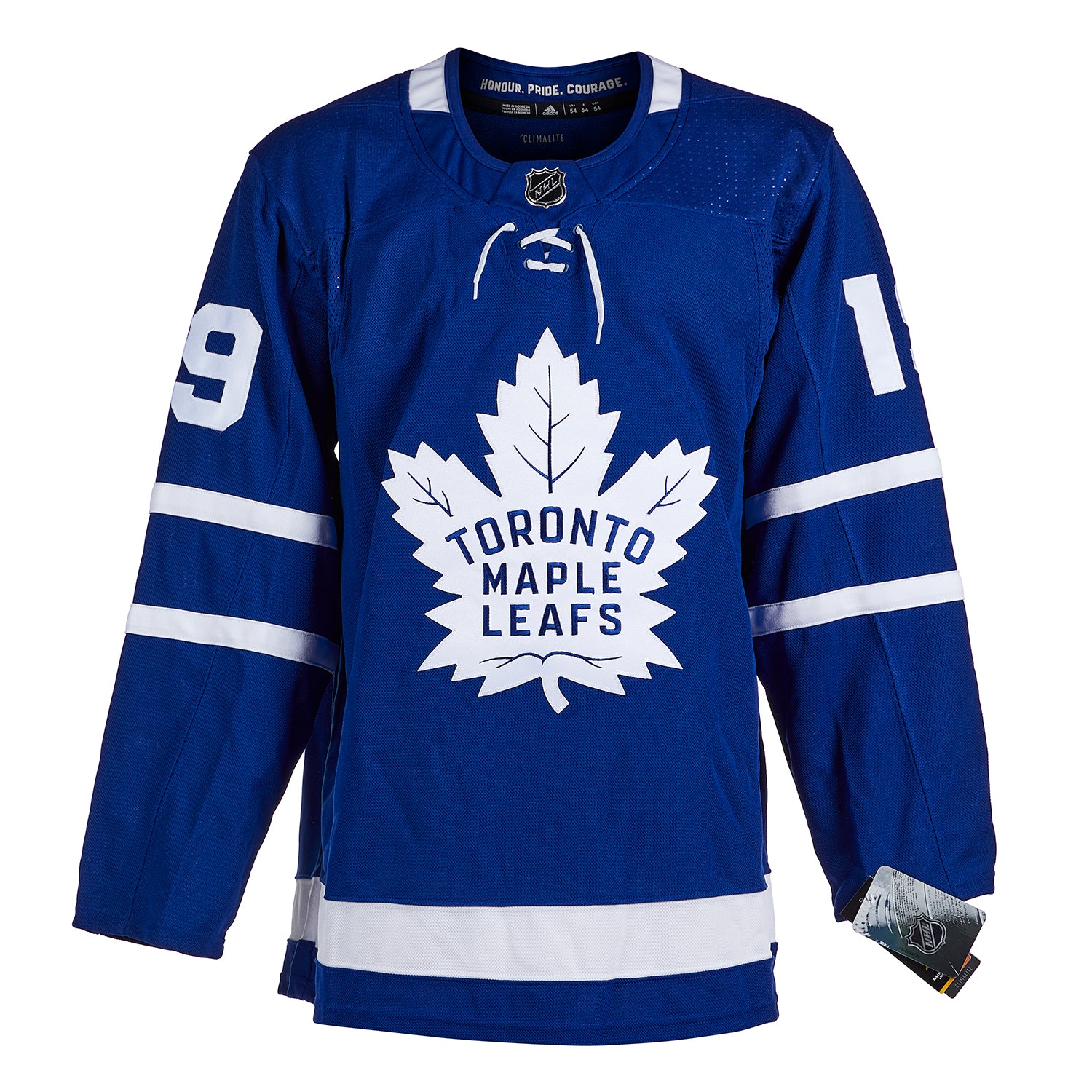 Jason Spezza Autographed Toronto Maple Leafs Blue adidas Jersey - Image 2