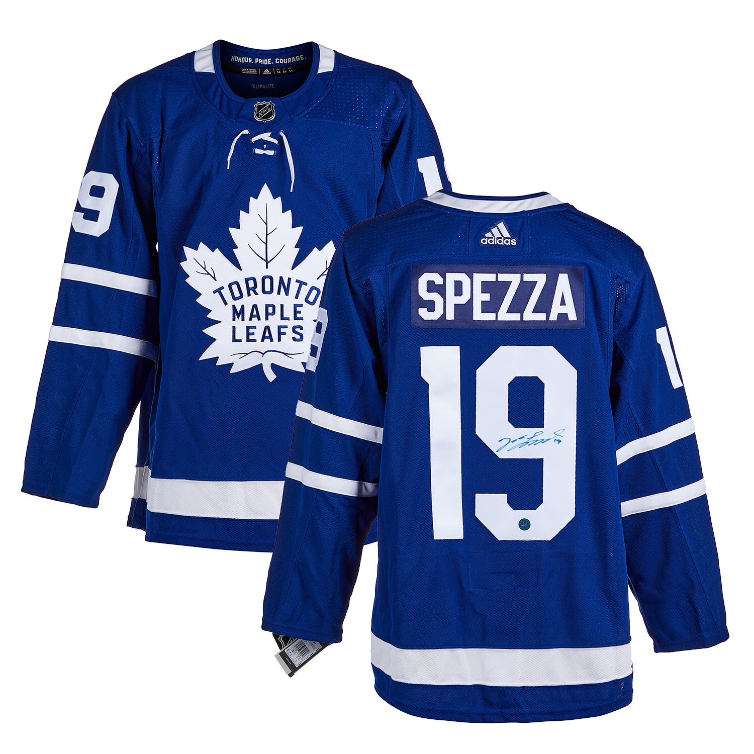 Jason Spezza Autographed Toronto Maple Leafs Blue adidas Jersey - Image 3